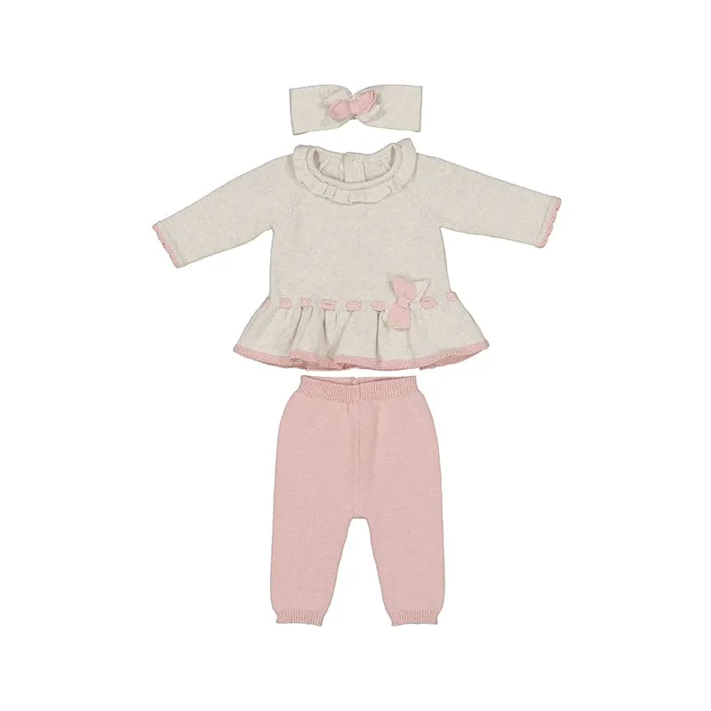 2743_Knit leggings & headband set