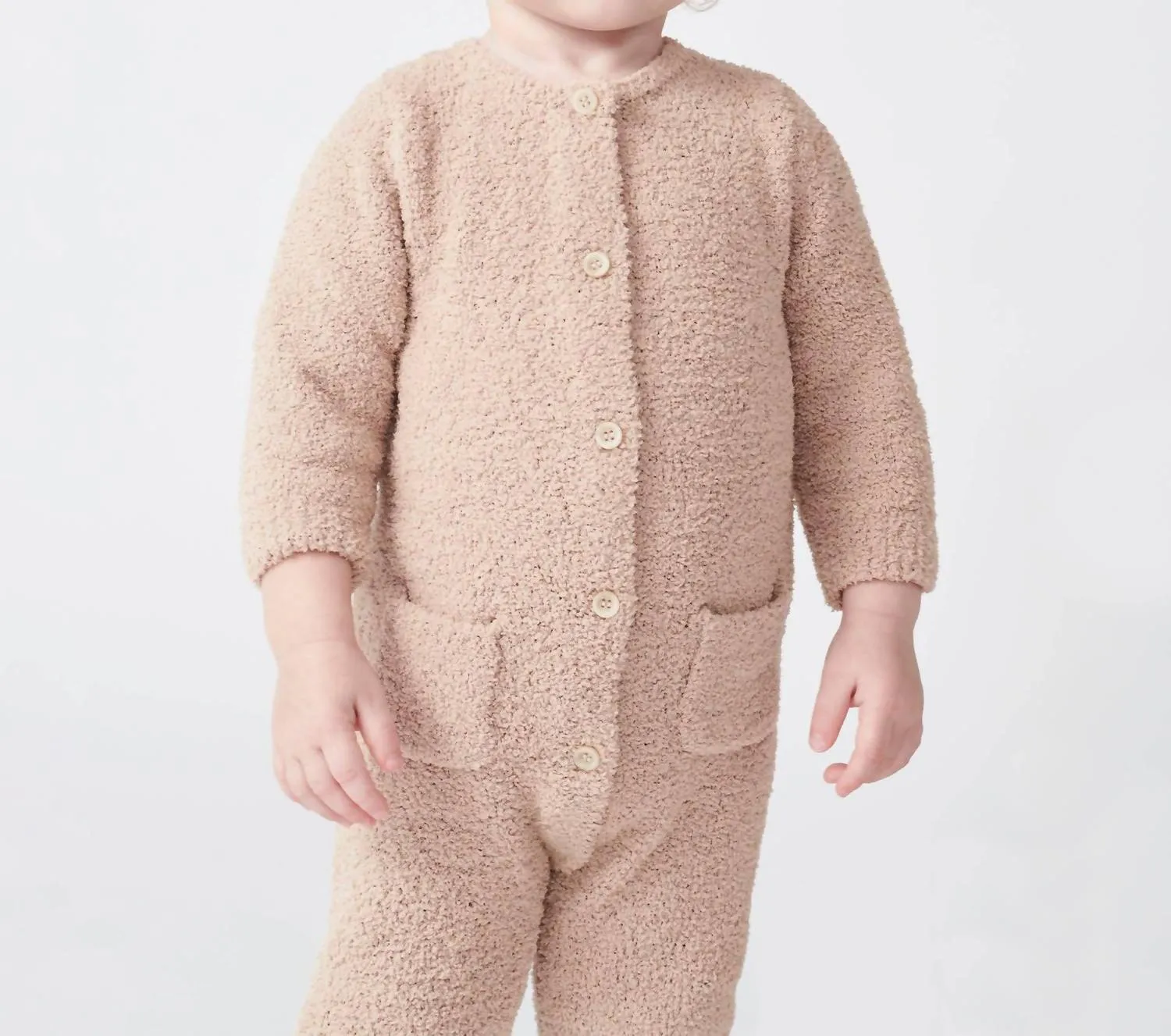 7Am Enfant - Fuzzy Long Sleeve Romper