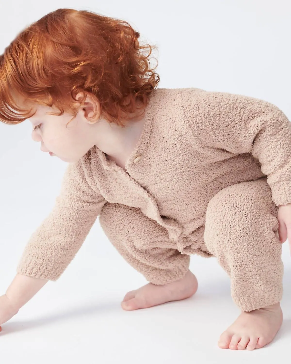 7Am Enfant - Fuzzy Long Sleeve Romper