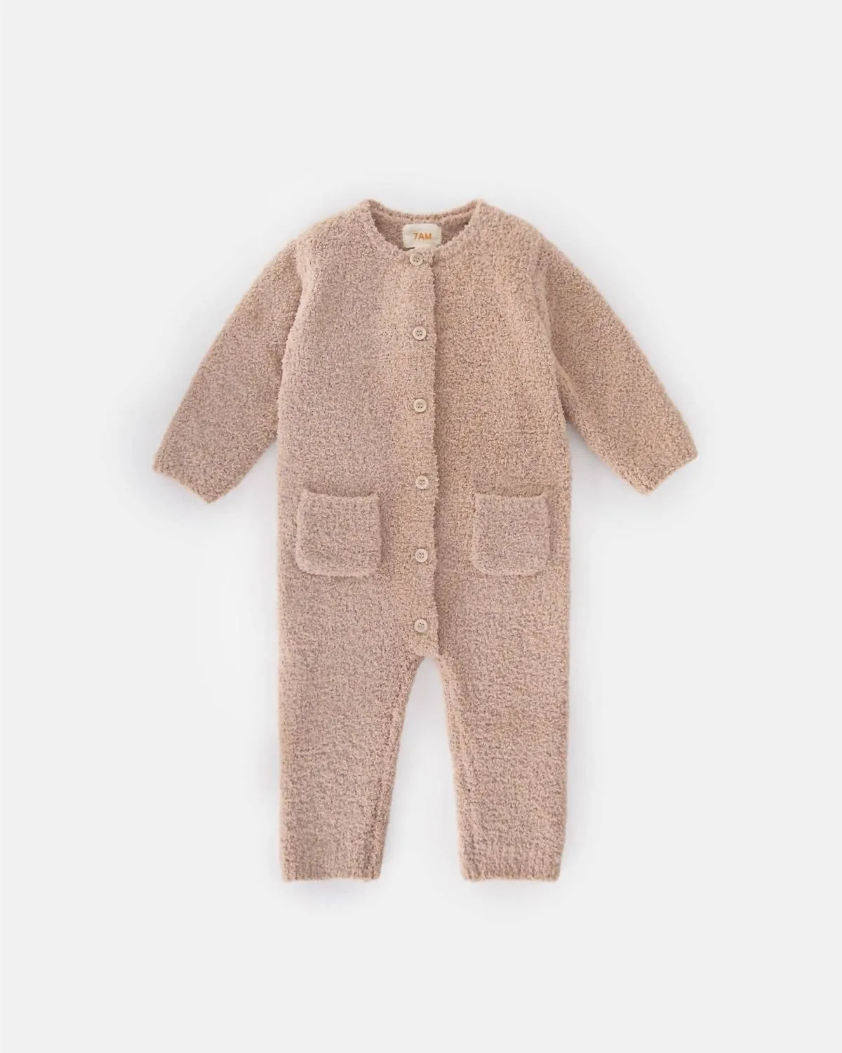 7Am Enfant - Fuzzy Long Sleeve Romper