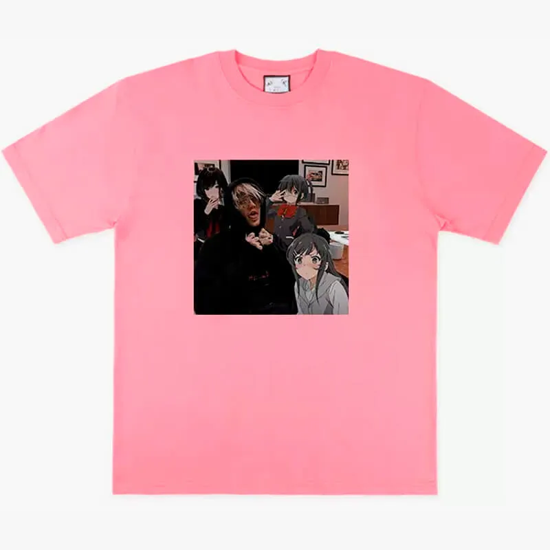 Animecore Tee Lil Peep and Anime Girls