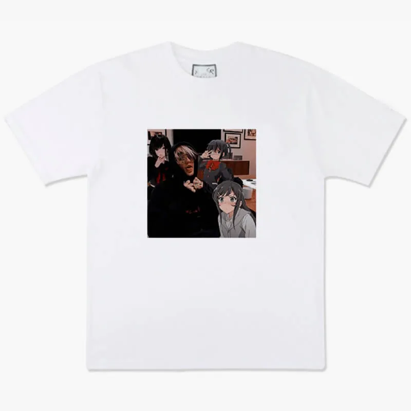 Animecore Tee Lil Peep and Anime Girls
