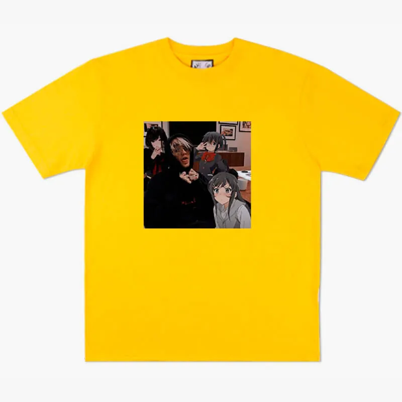 Animecore Tee Lil Peep and Anime Girls