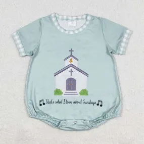 Baby Boys Rompers Church Short Sleeve Summer Rompers SR1530