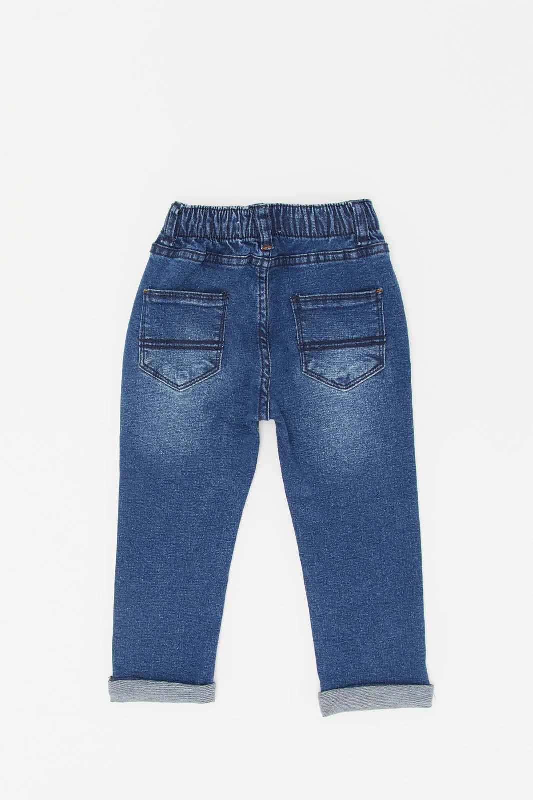 Baby Girls Blue Slim Fit Jegging