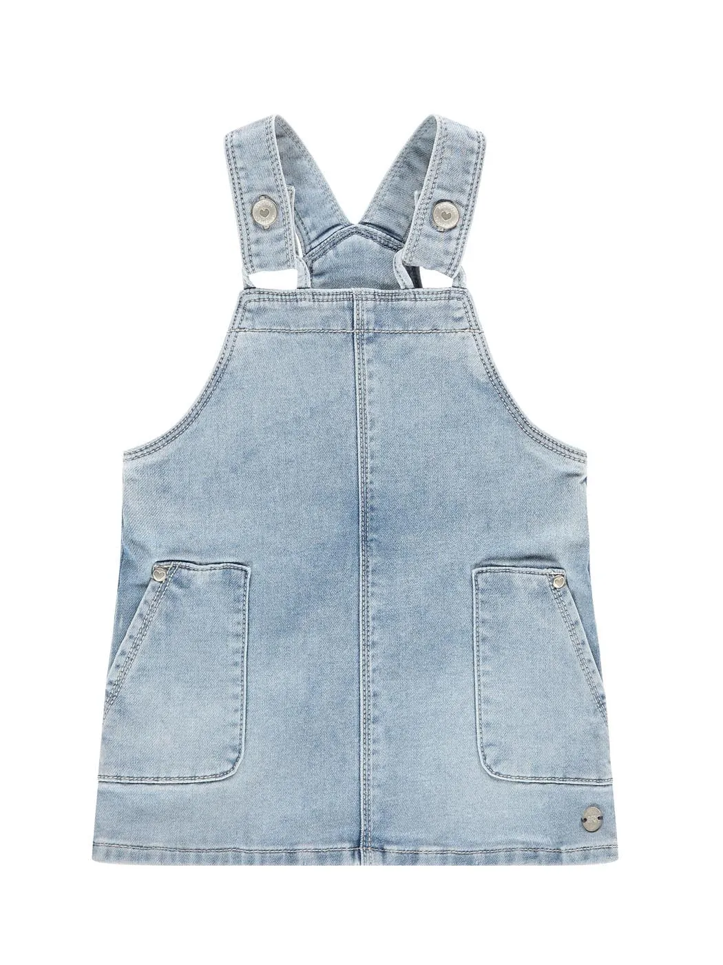 Babyface - Baby Girl dress denim - BBE21108726 Blue
