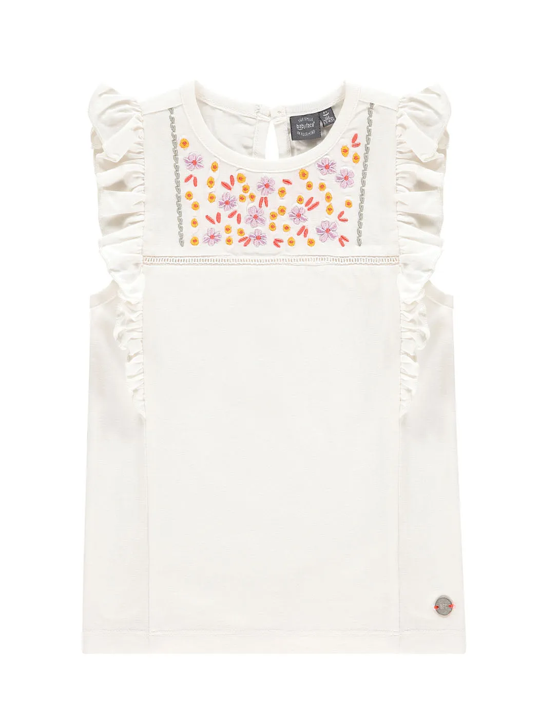 Babyface - Kid's T-shirt for girl - BBE21108633 Cream