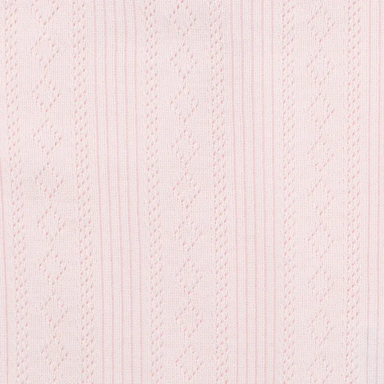 Bebe - Pink Pointelle Onesie