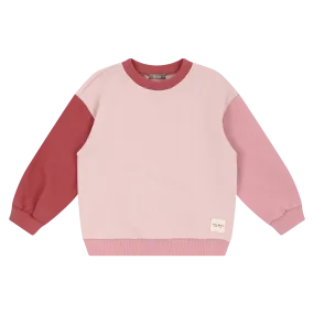 Block Sweatshirt-Pink