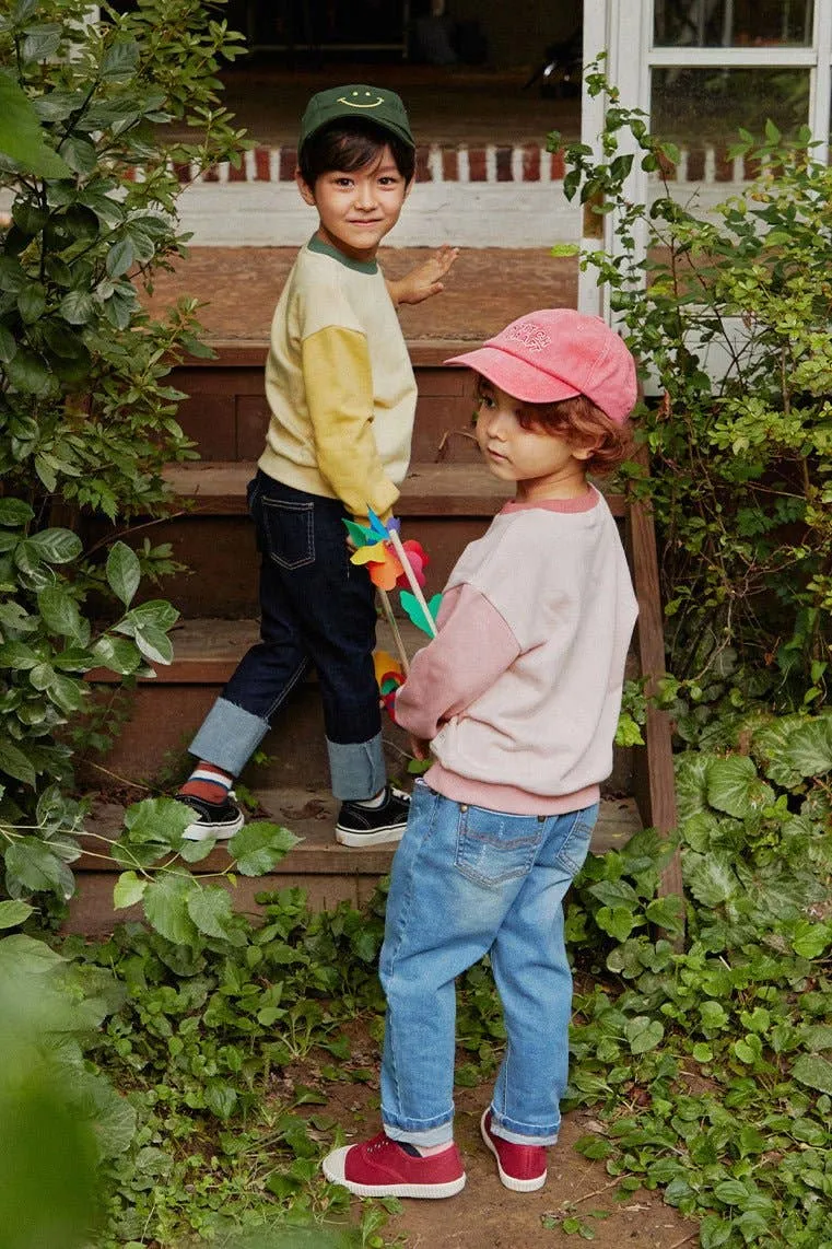 Block Sweatshirt-Pink