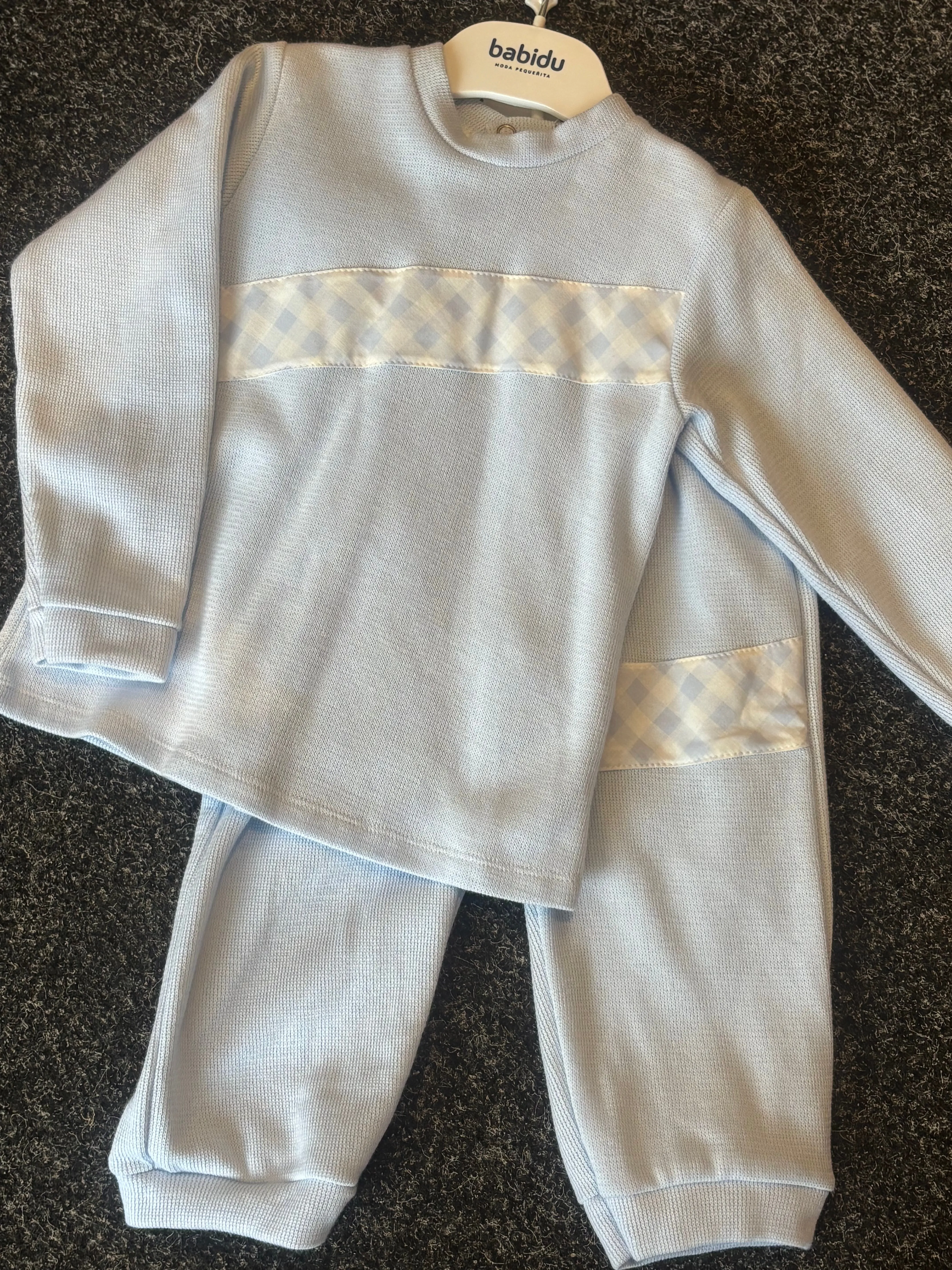Blue Babidu Knitted Set 61351