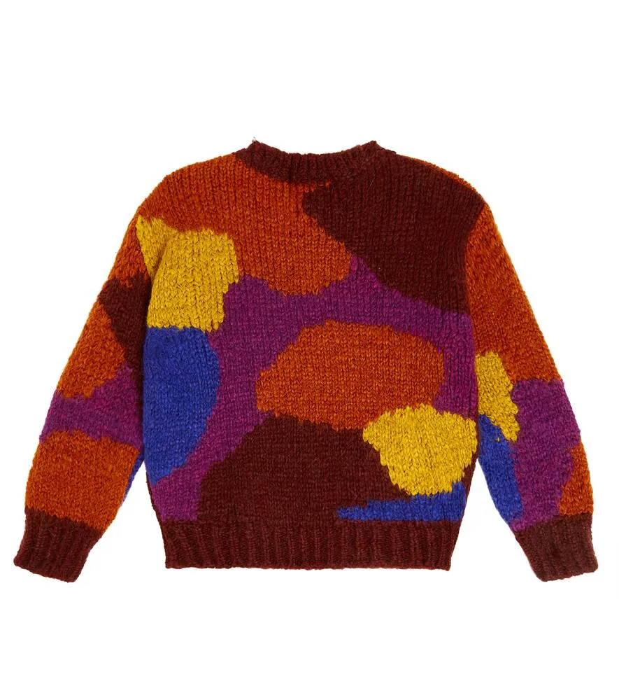 Bobo Choses intarsia sweater, multicolored