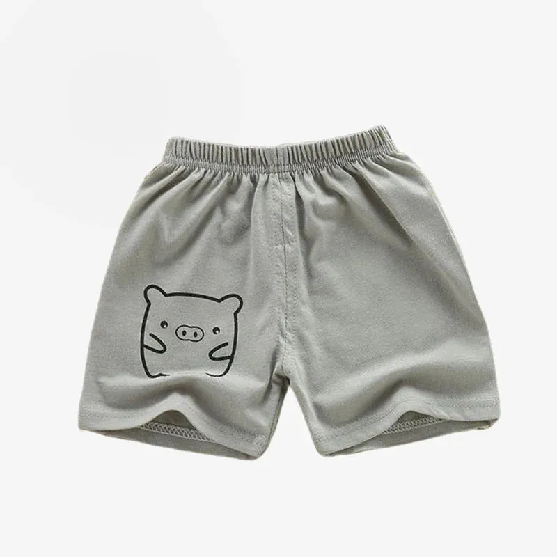 Children Shorts for Boys Girls Kids Clothes Cotton Solid Breathable Summer Baby Short Pants Casual Sports Beach Shorts Elastic