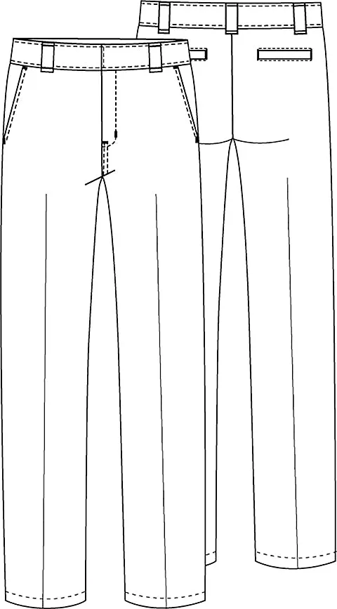 CLASSROOM BOYS & MEN STRETCH NARROW LEG PANTS CLR5048