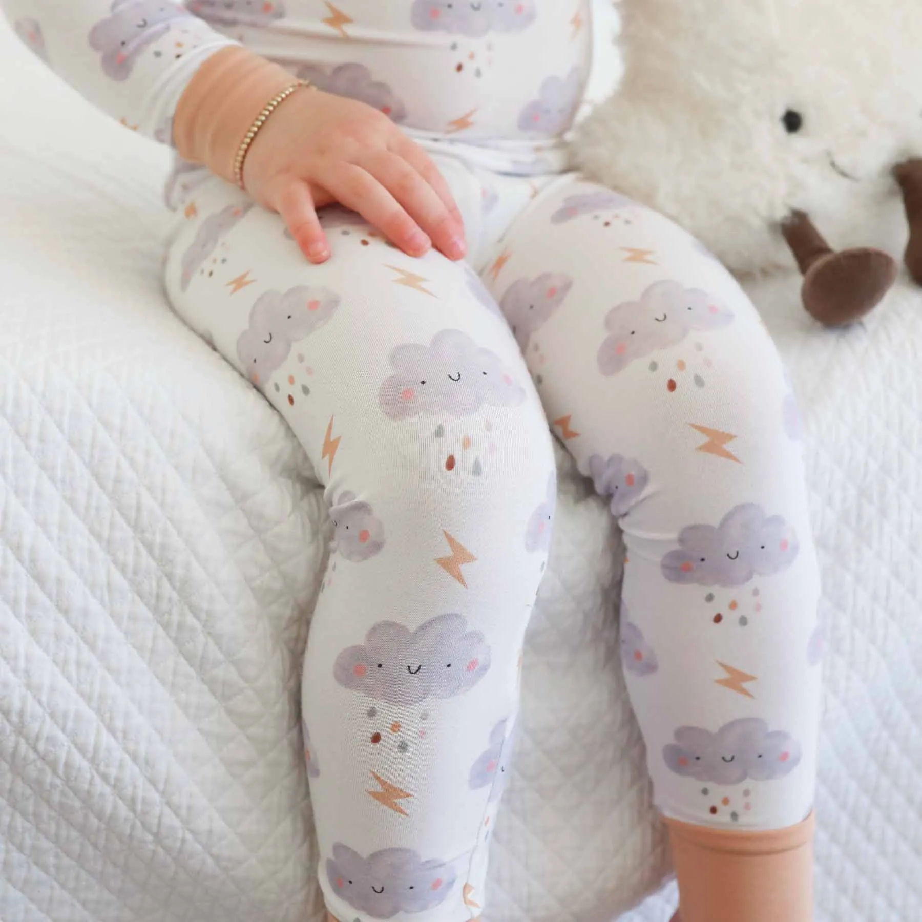 Cloudy Cuddles Two Piece Pajama Set