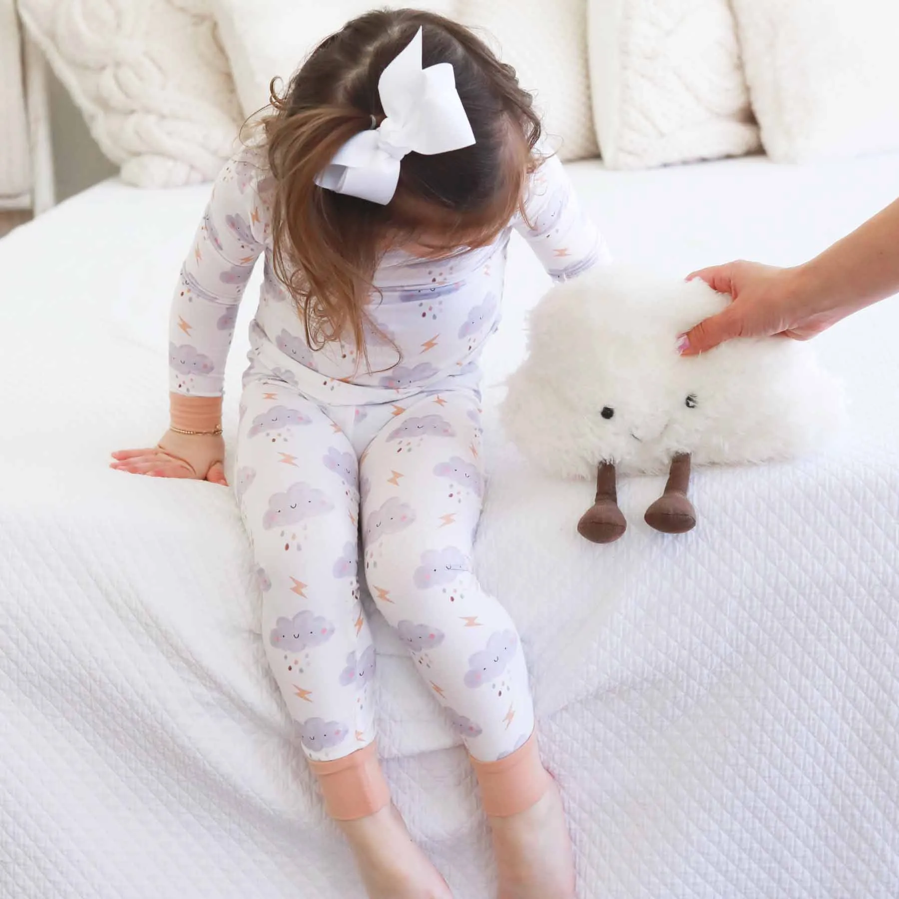 Cloudy Cuddles Two Piece Pajama Set