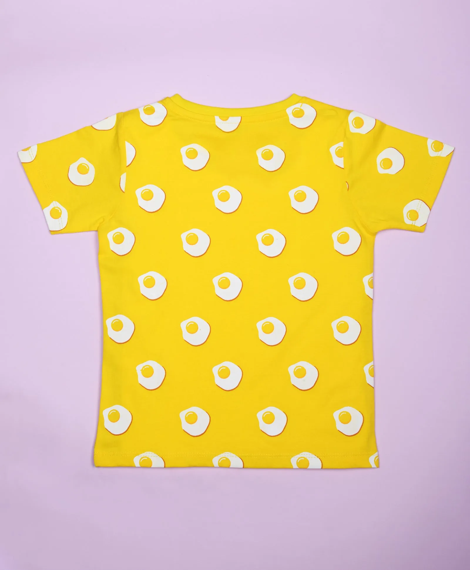 Eggs Pattern Half Sleeves T-Shirt & Shorts Set