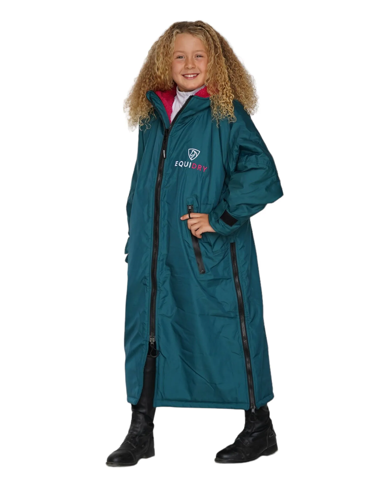 EQUIDRY | All Rounder Original Children's | Teal/Peacock Pink