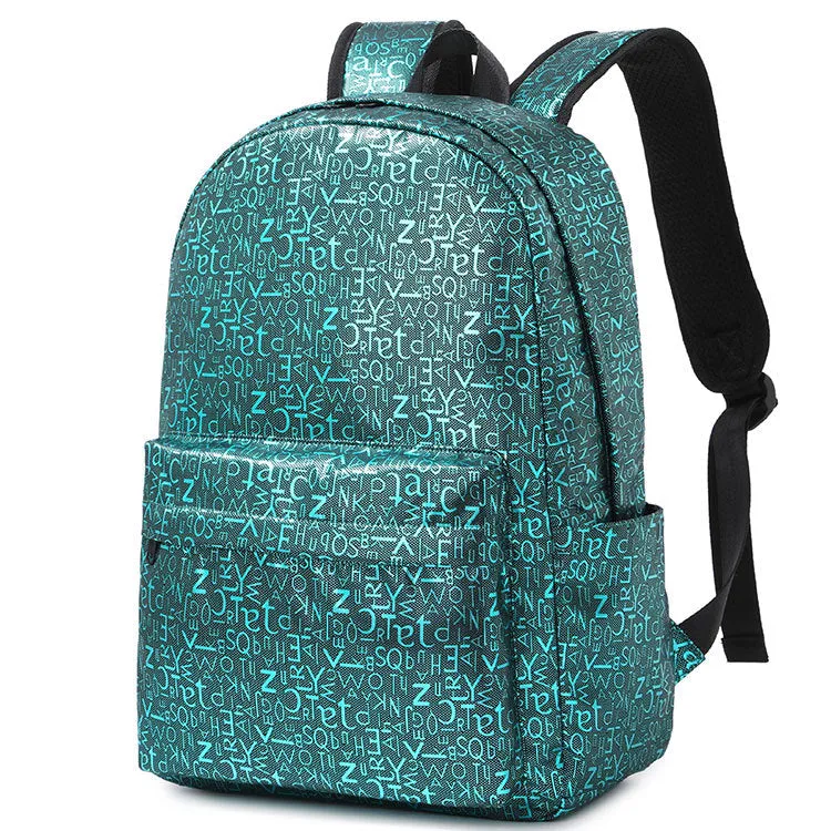 Fashion Letter Printing Backpack Quality Rucksack for Girls Boys
