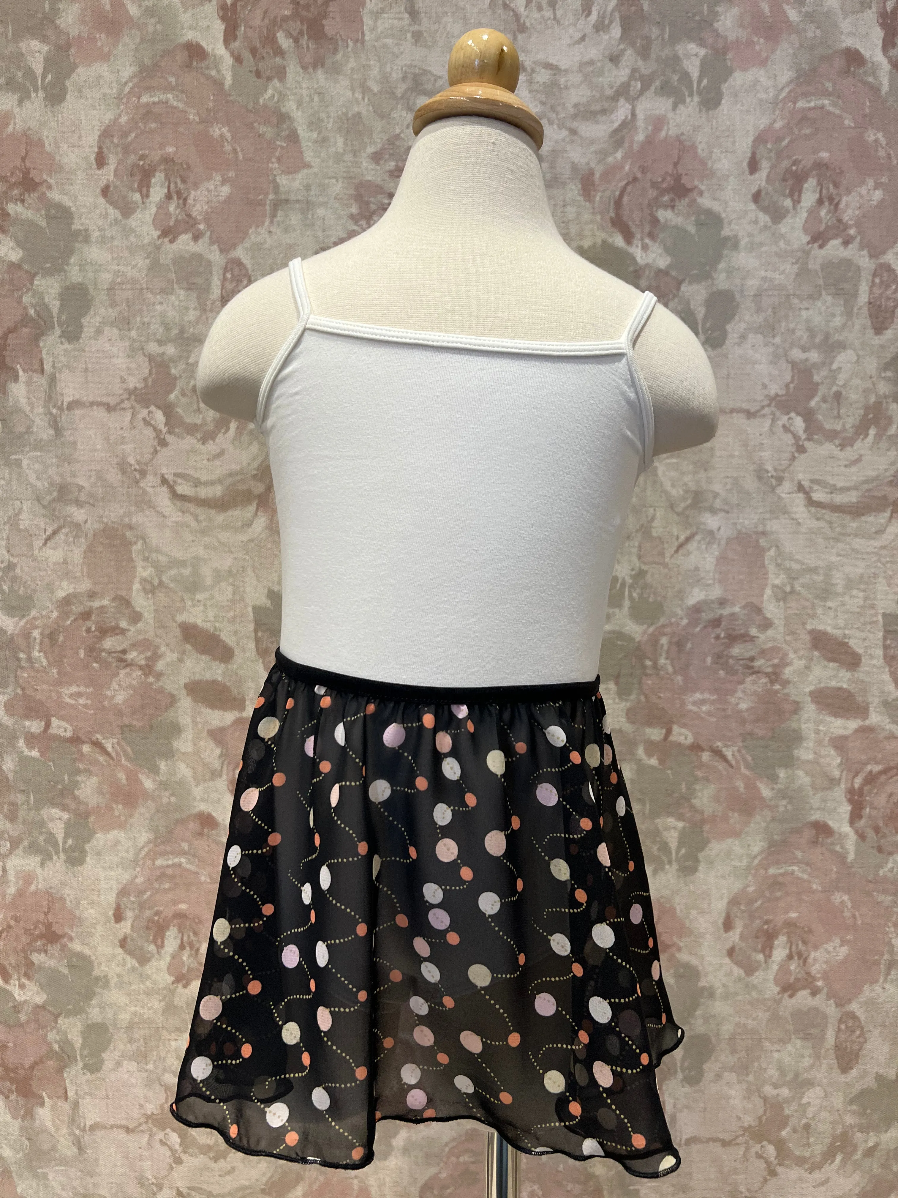 Girls Dots Pull On Skirt
