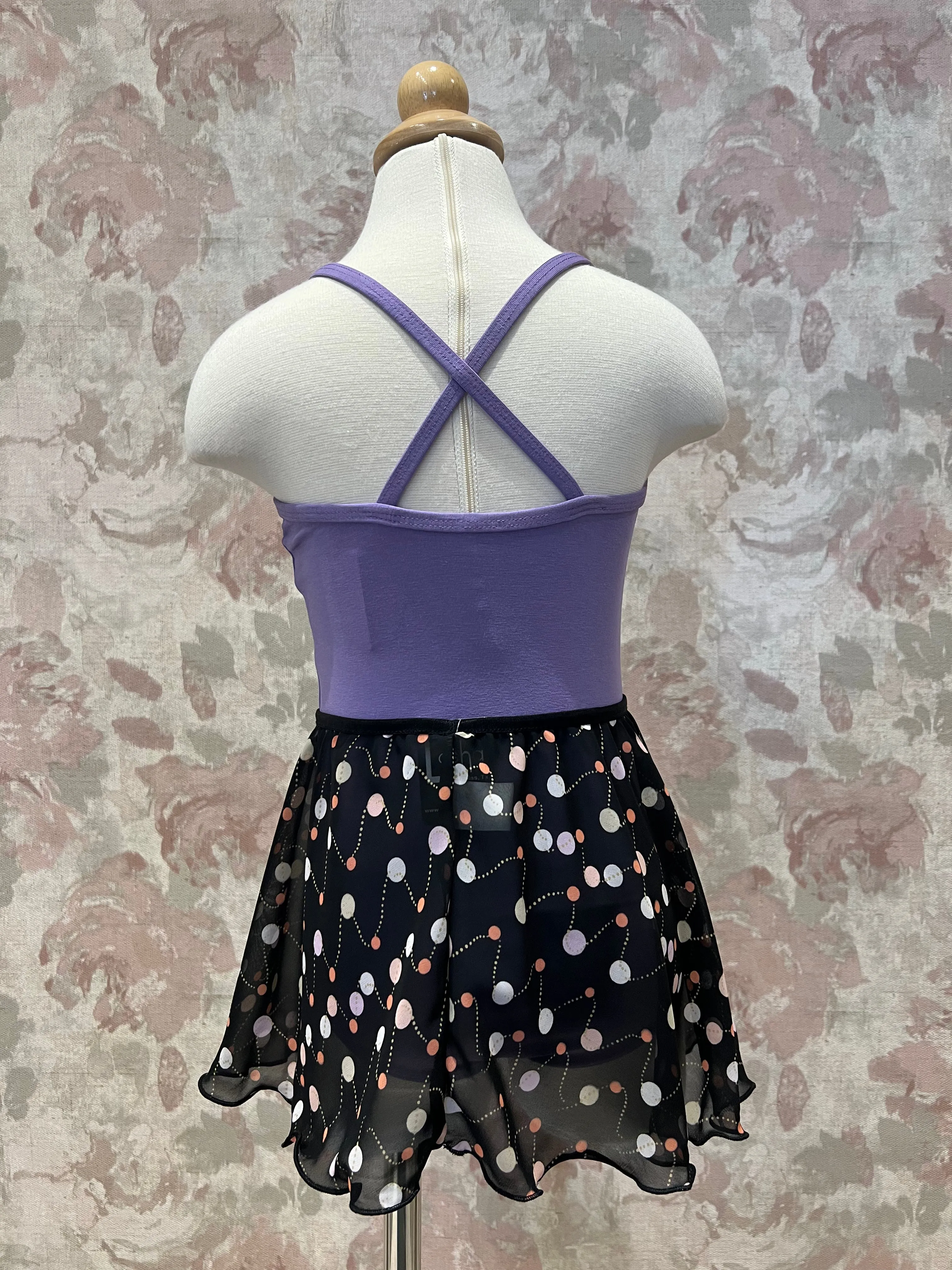 Girls Dots Pull On Skirt