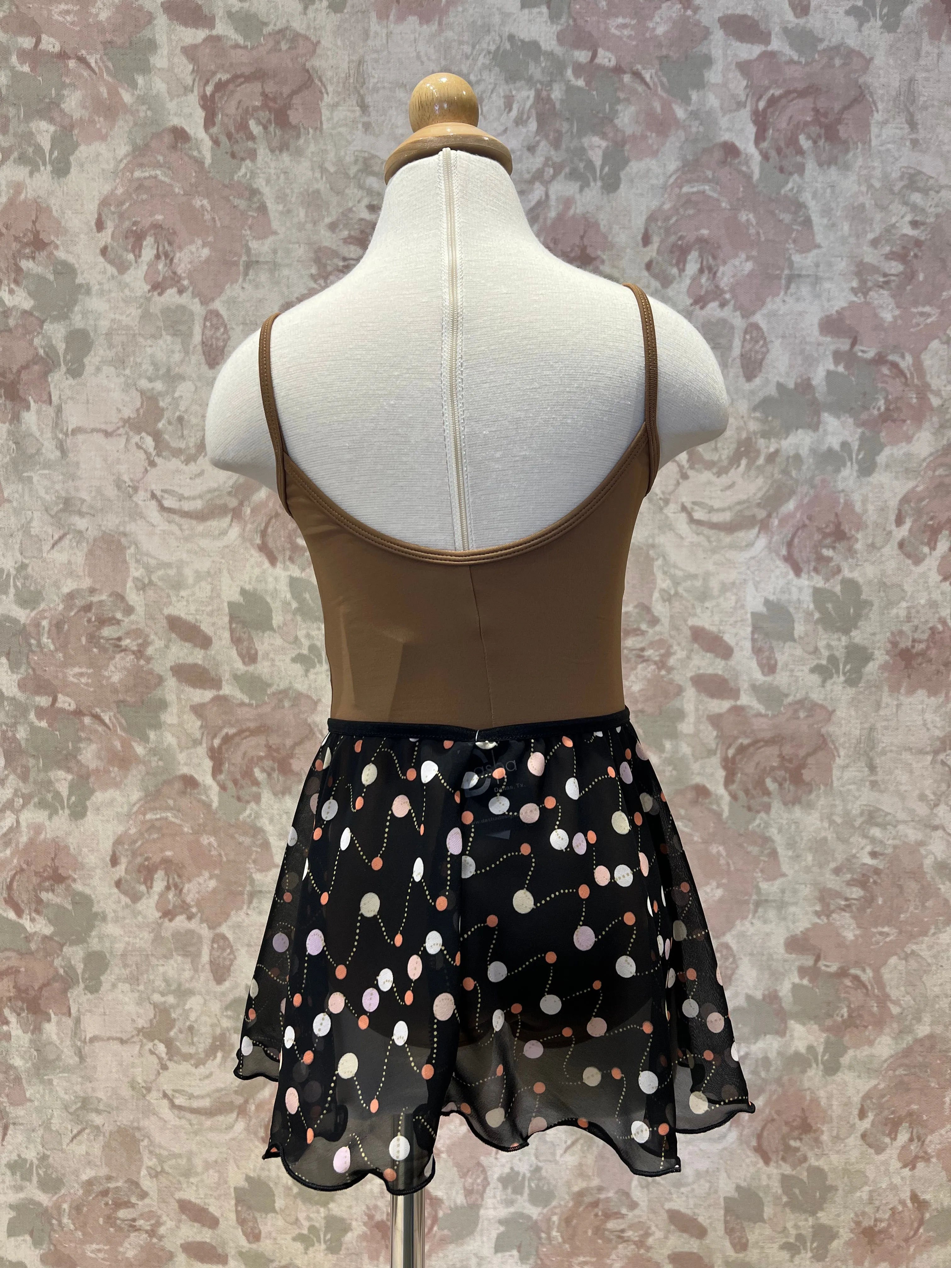 Girls Dots Pull On Skirt