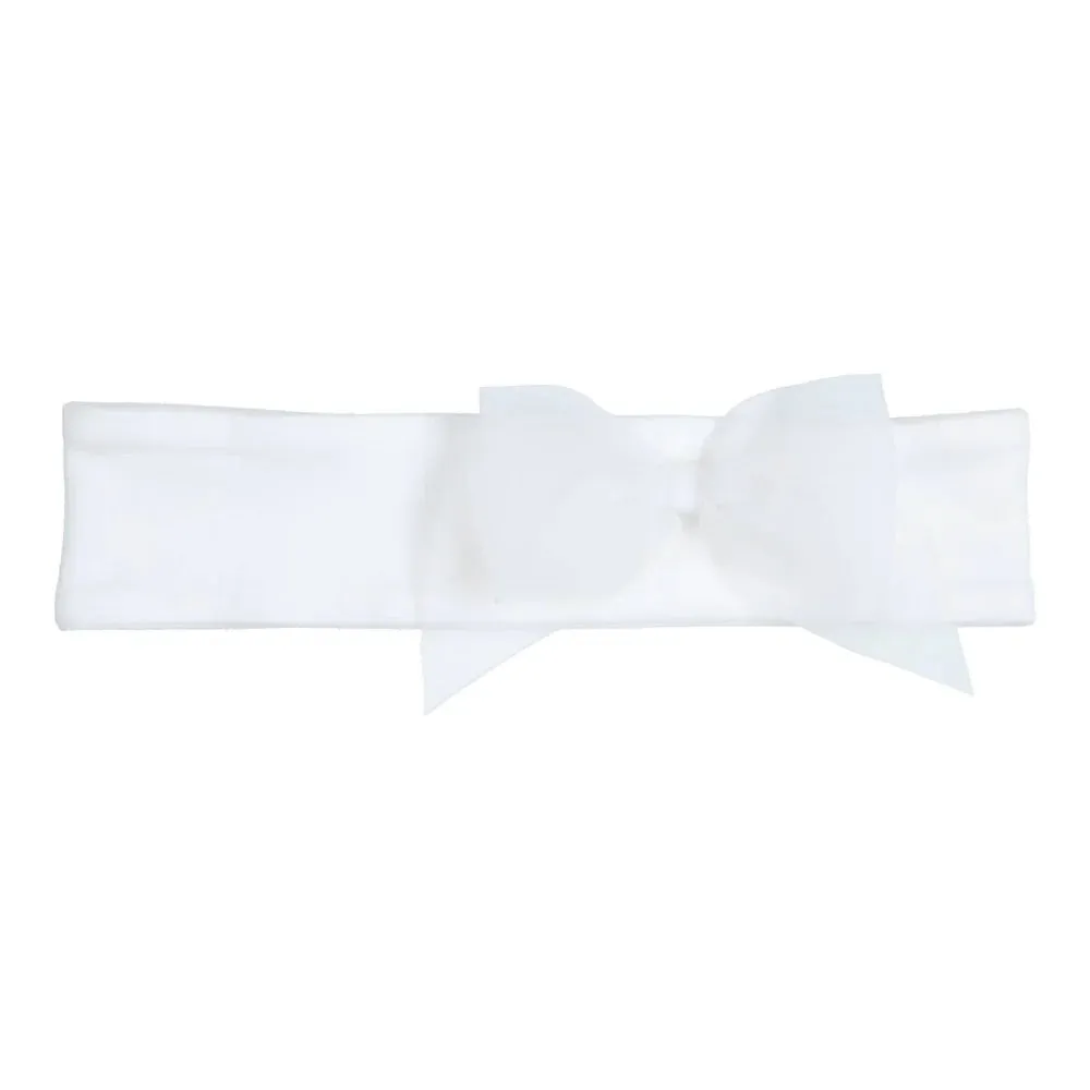 Girls White GYMP Headband 5389