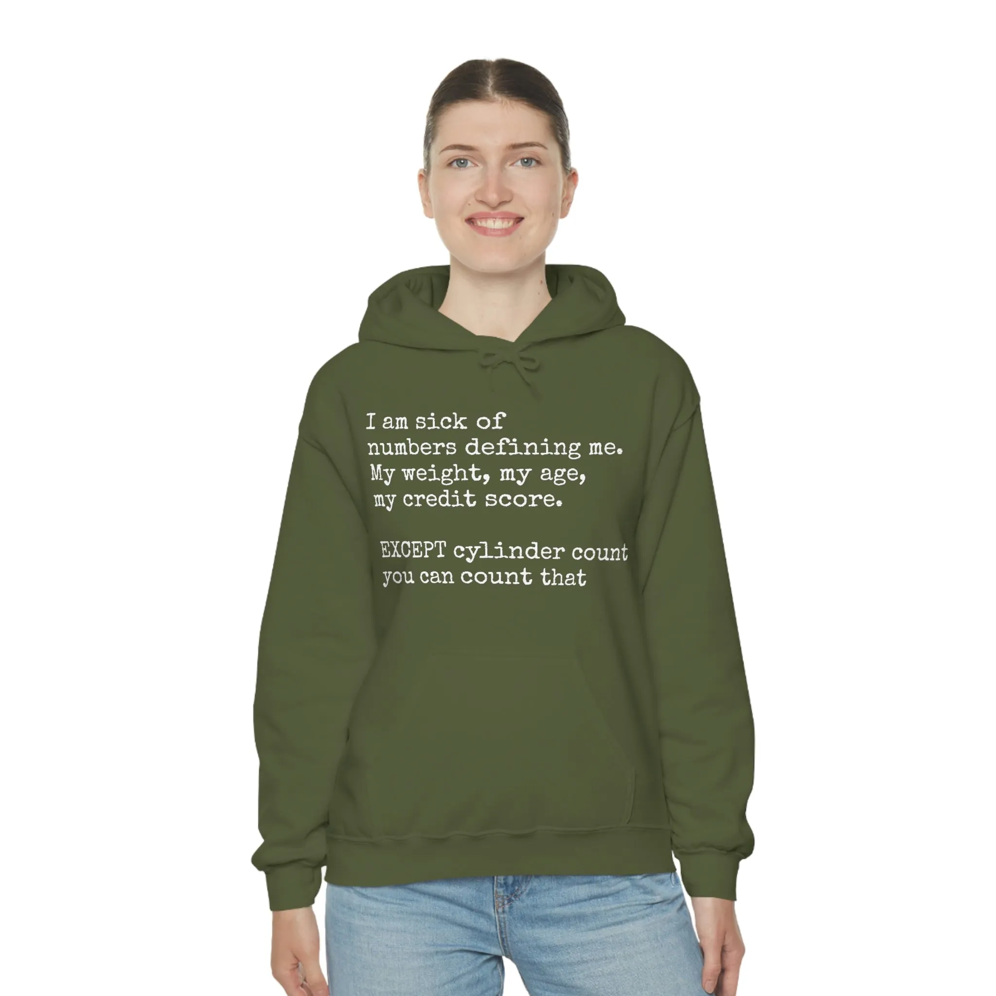 Horsepower Counts -  Unisex Heavy Blend™ Hooded Sweatshirt