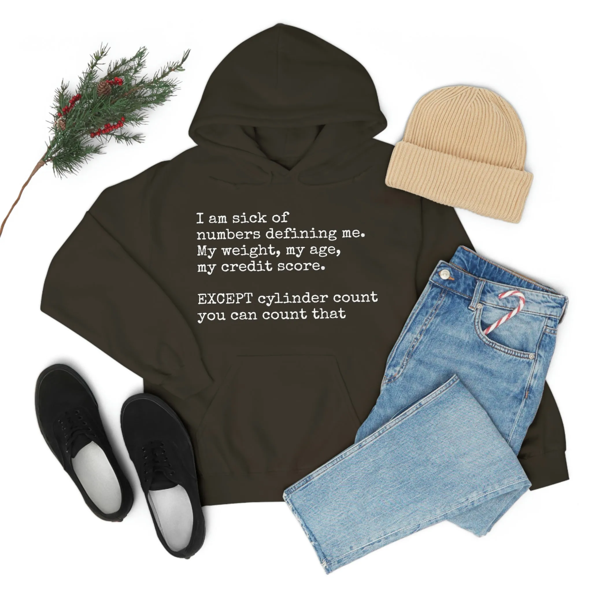 Horsepower Counts -  Unisex Heavy Blend™ Hooded Sweatshirt