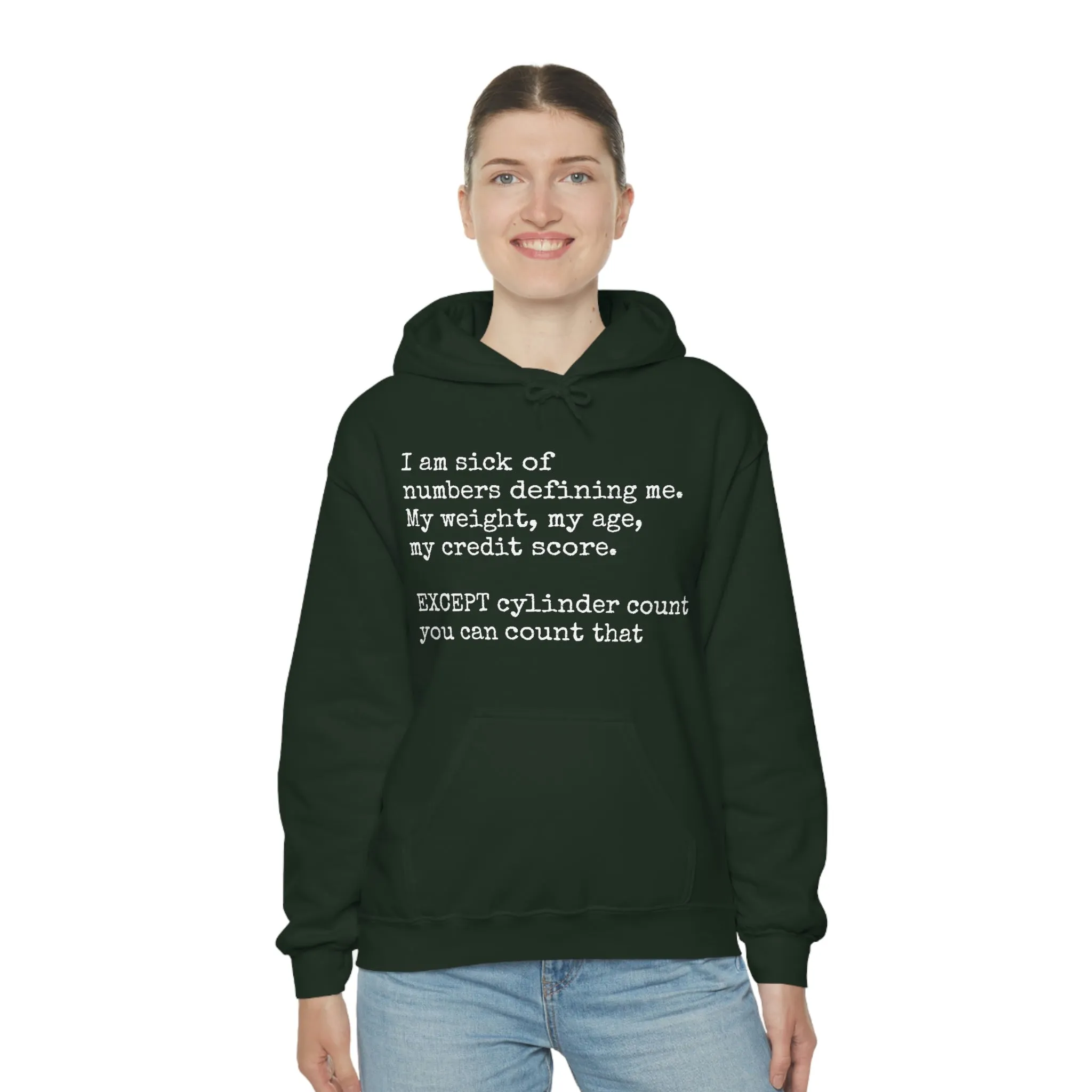 Horsepower Counts -  Unisex Heavy Blend™ Hooded Sweatshirt