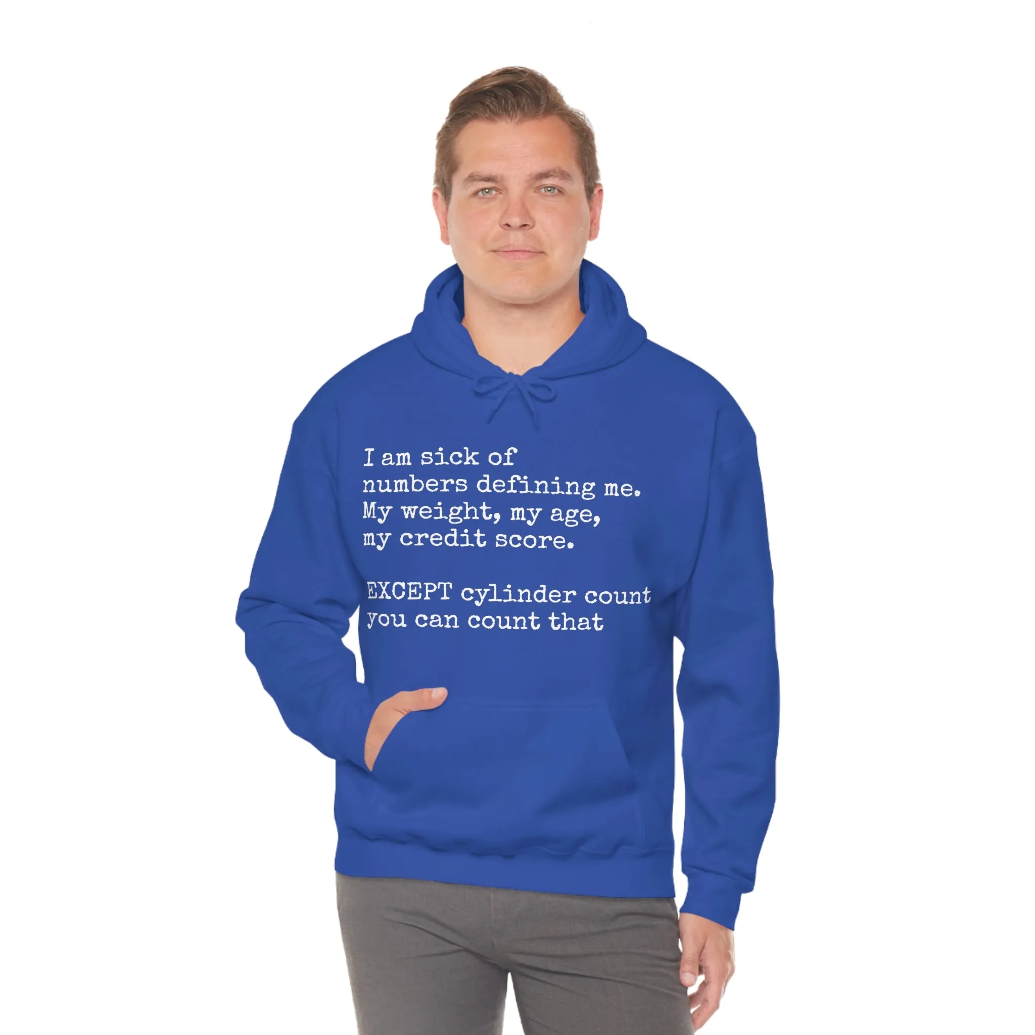 Horsepower Counts -  Unisex Heavy Blend™ Hooded Sweatshirt