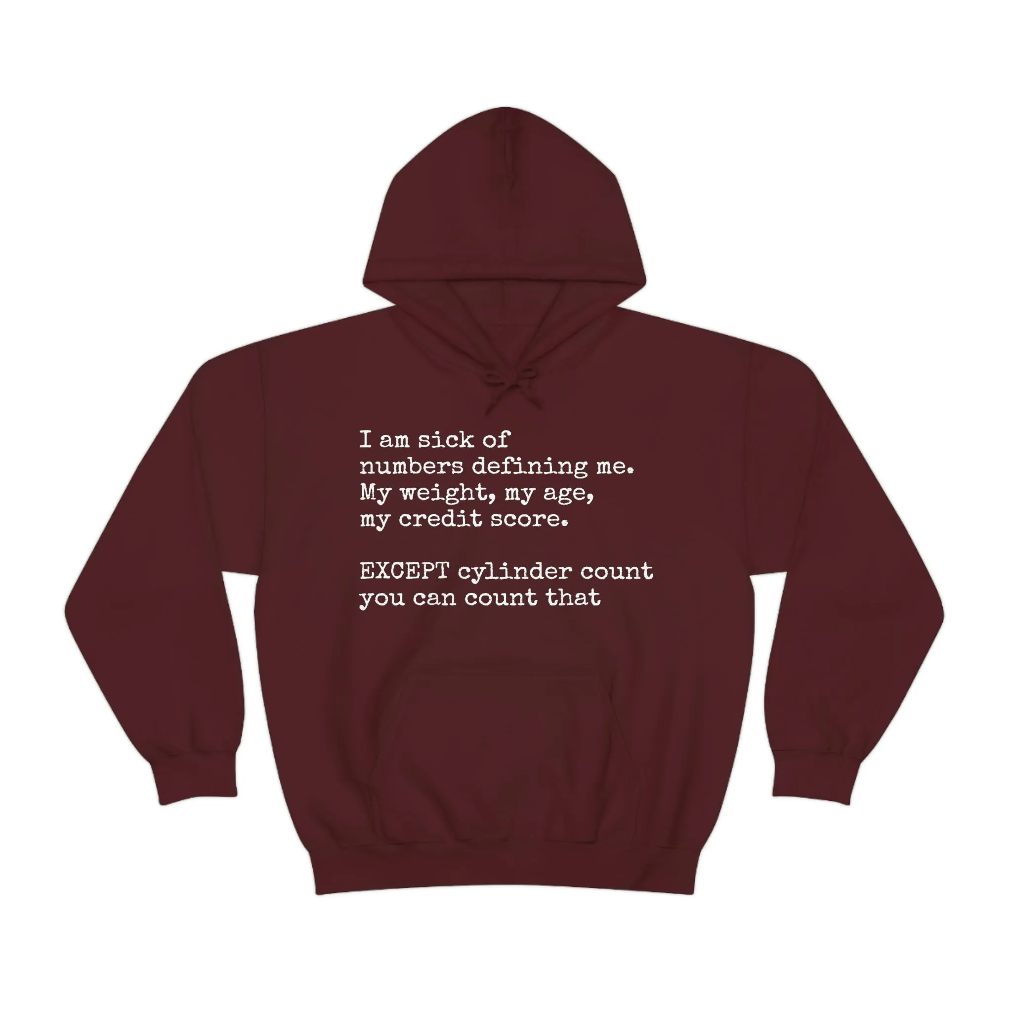 Horsepower Counts -  Unisex Heavy Blend™ Hooded Sweatshirt
