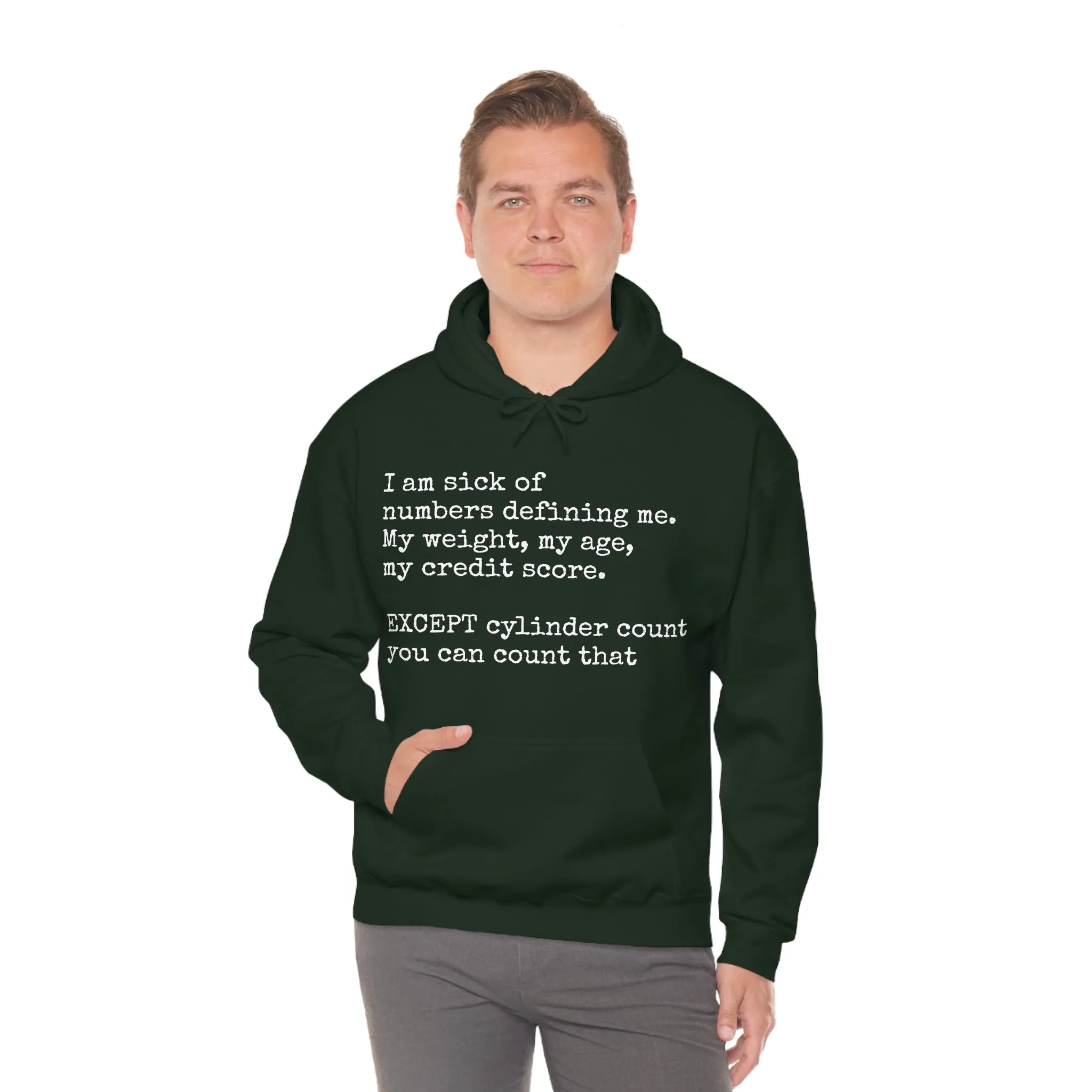 Horsepower Counts -  Unisex Heavy Blend™ Hooded Sweatshirt