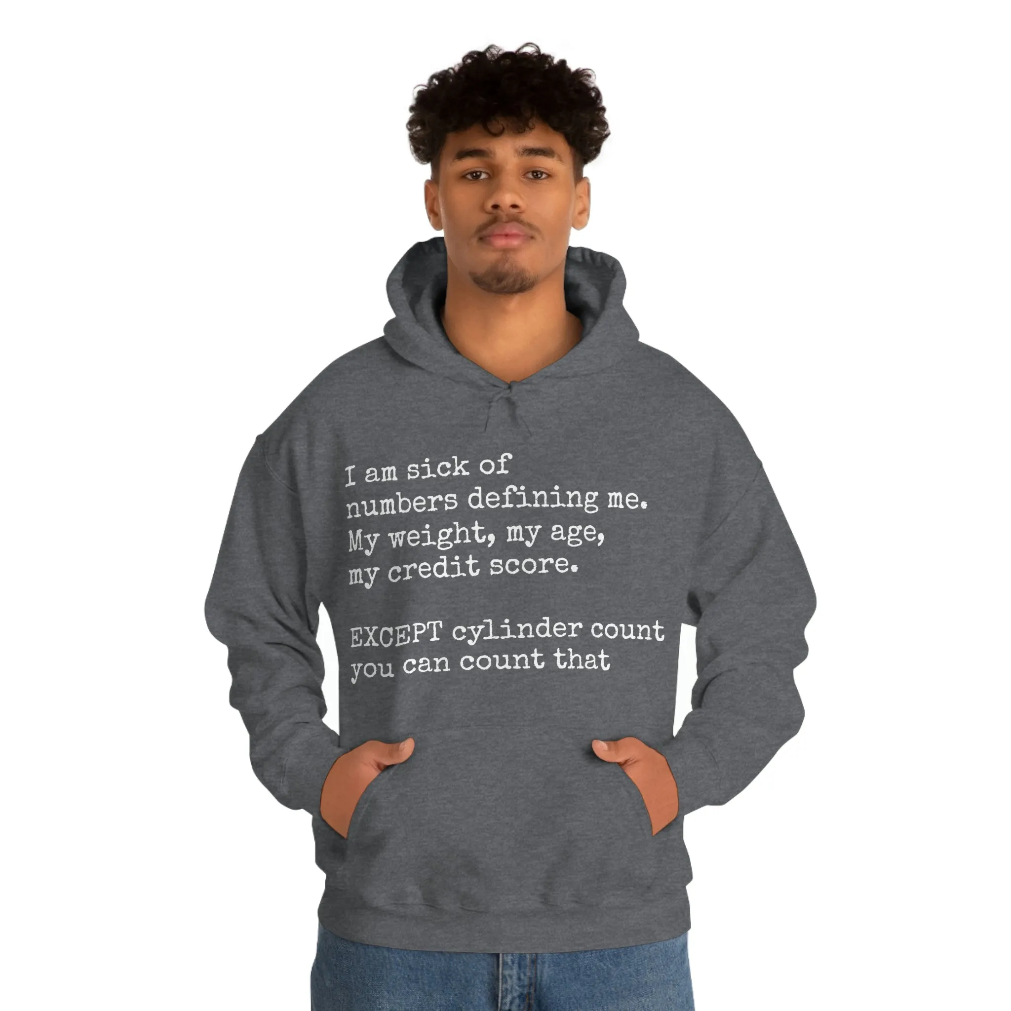 Horsepower Counts -  Unisex Heavy Blend™ Hooded Sweatshirt