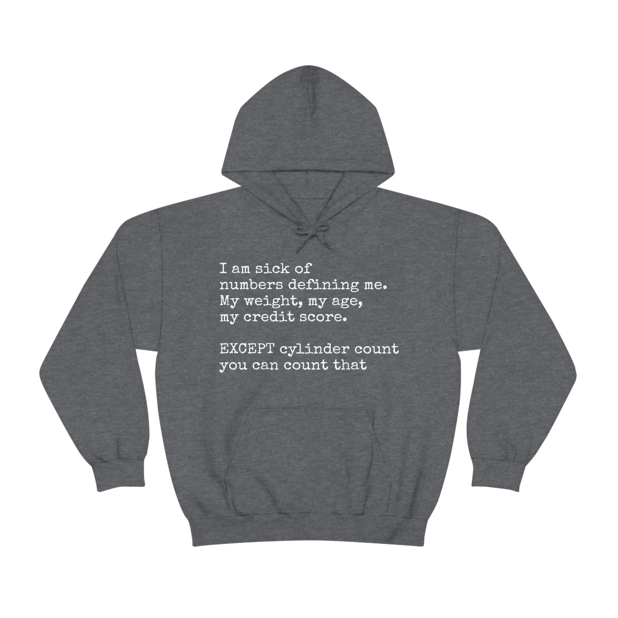 Horsepower Counts -  Unisex Heavy Blend™ Hooded Sweatshirt