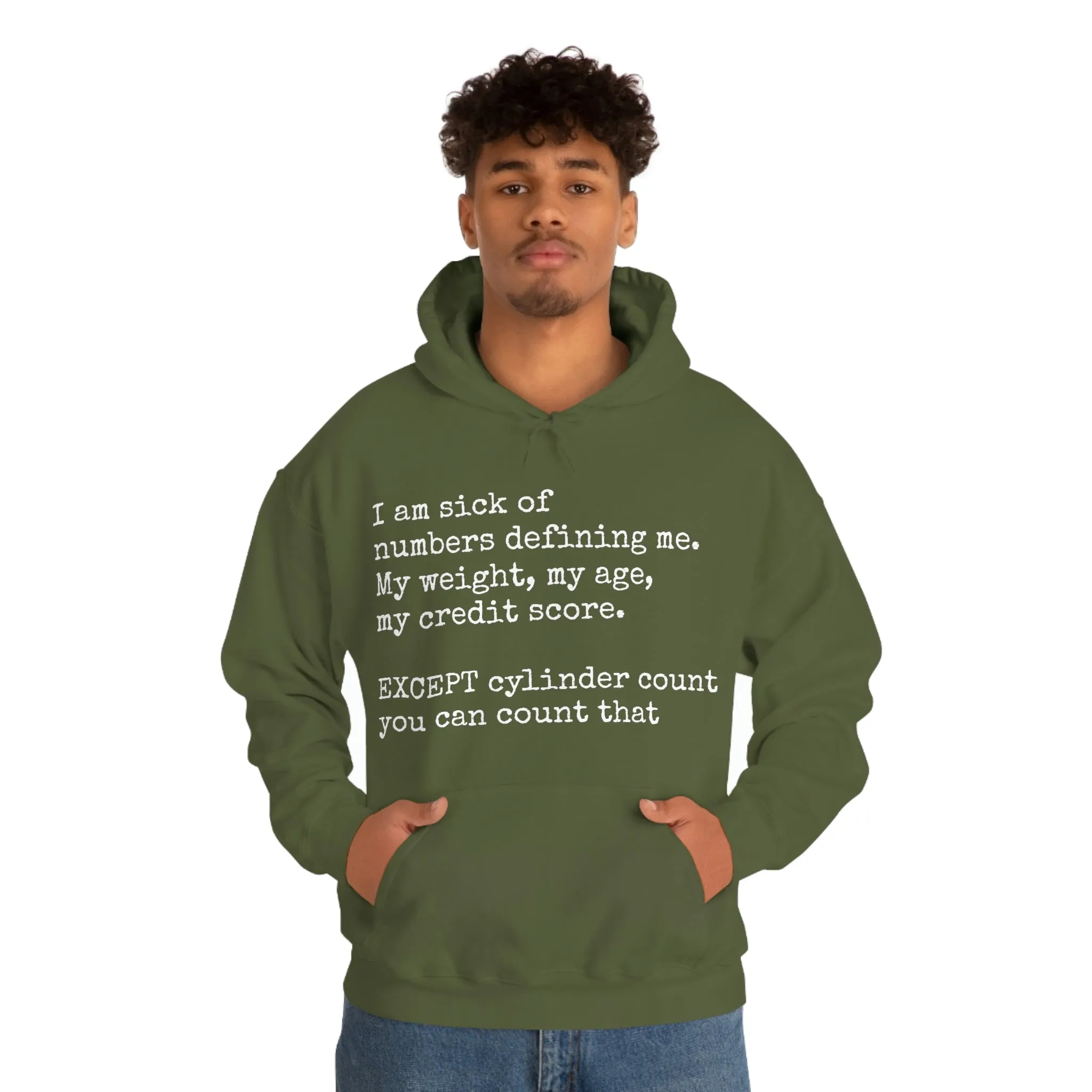 Horsepower Counts -  Unisex Heavy Blend™ Hooded Sweatshirt