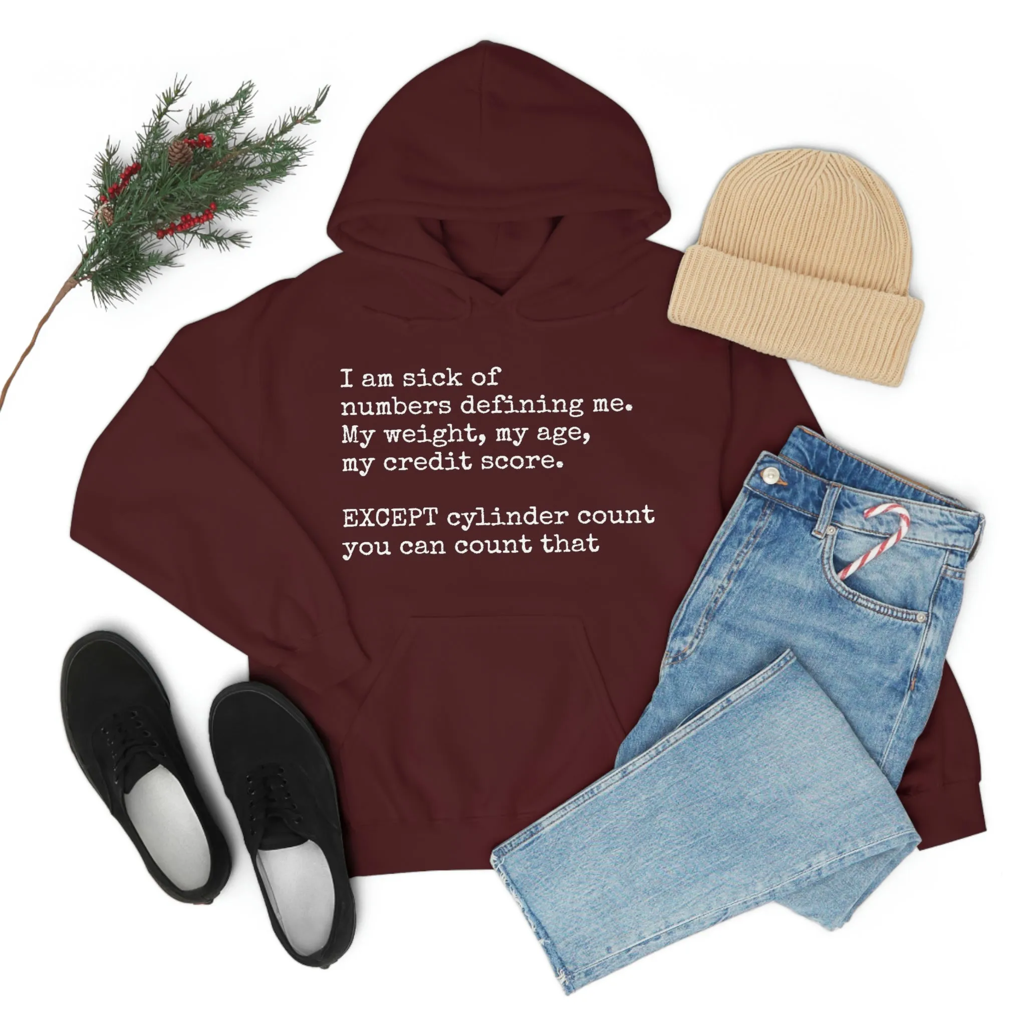 Horsepower Counts -  Unisex Heavy Blend™ Hooded Sweatshirt