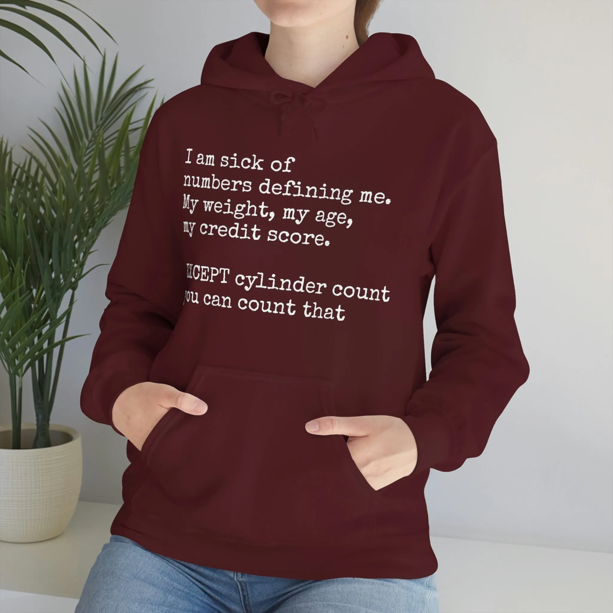 Horsepower Counts -  Unisex Heavy Blend™ Hooded Sweatshirt