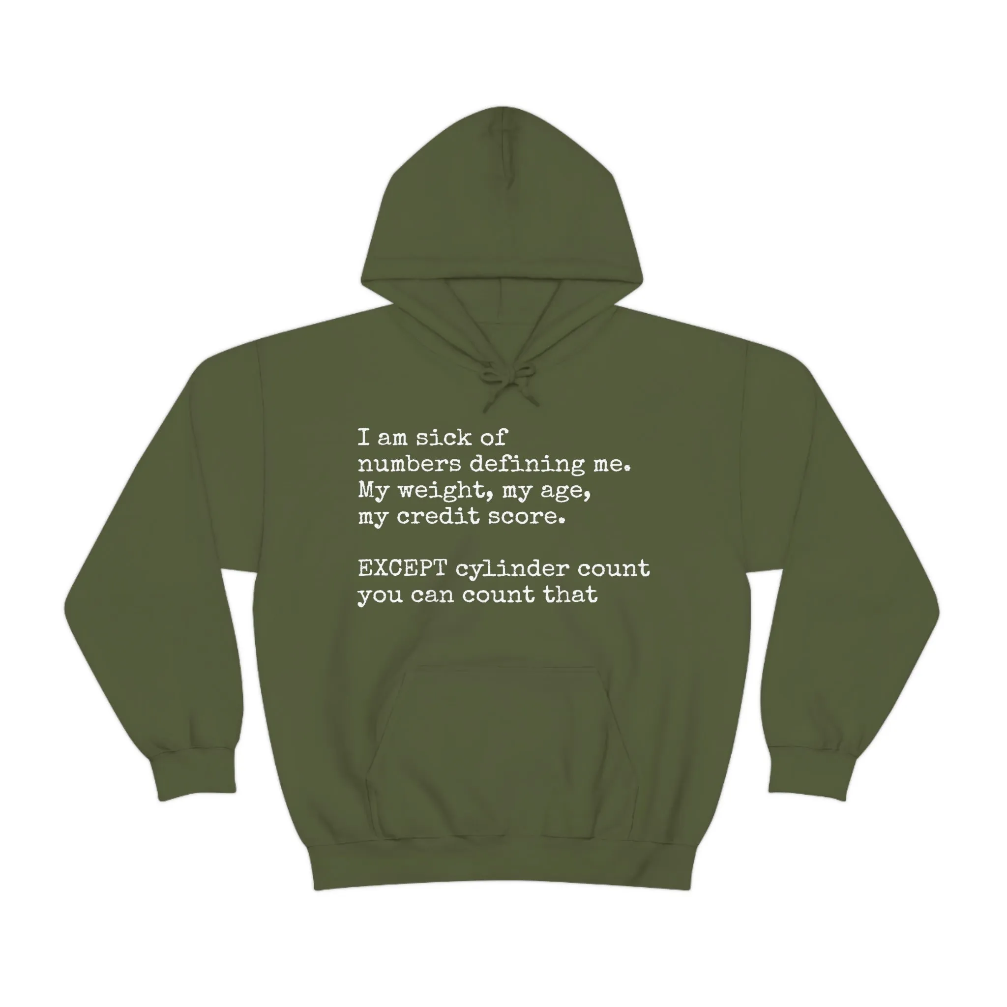 Horsepower Counts -  Unisex Heavy Blend™ Hooded Sweatshirt