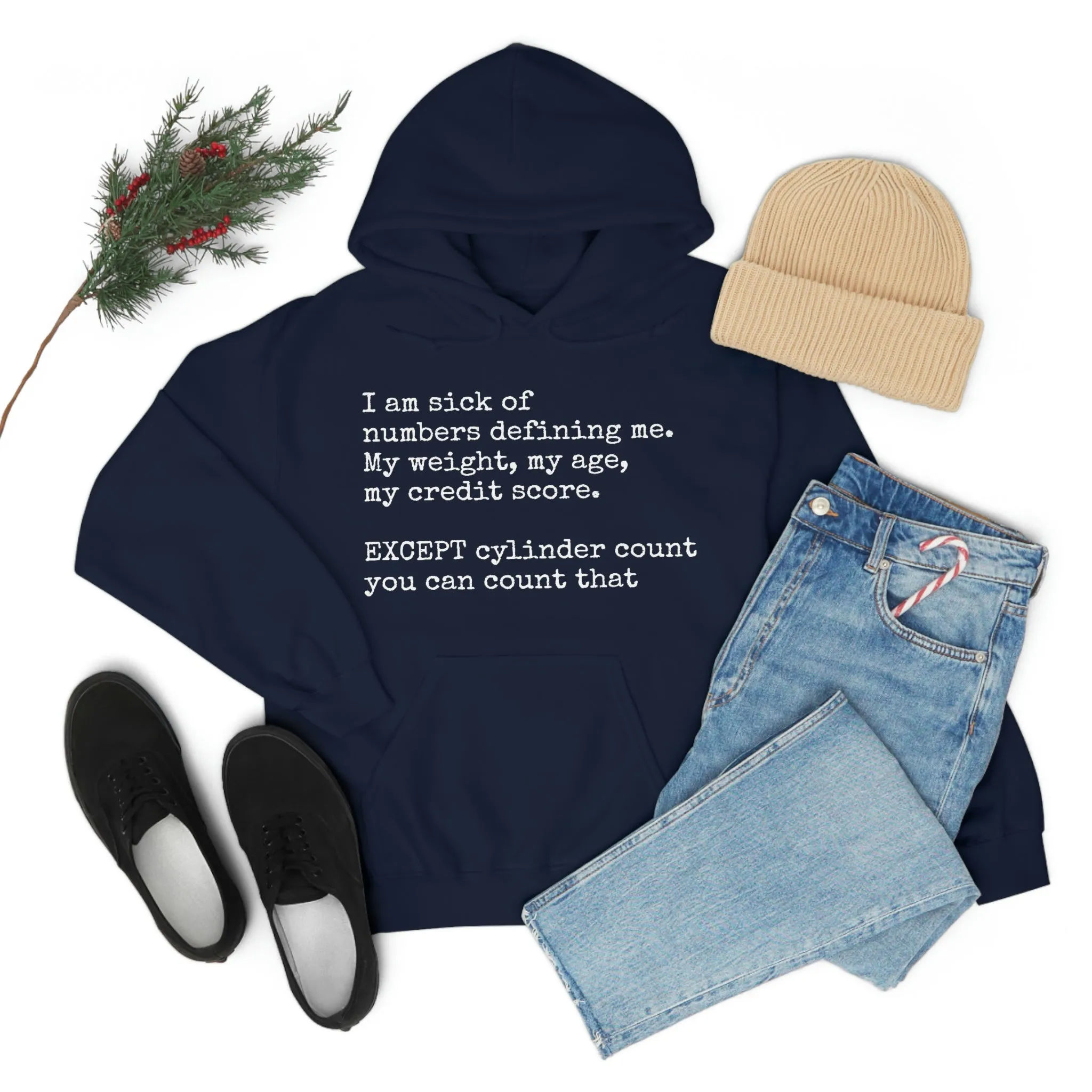 Horsepower Counts -  Unisex Heavy Blend™ Hooded Sweatshirt