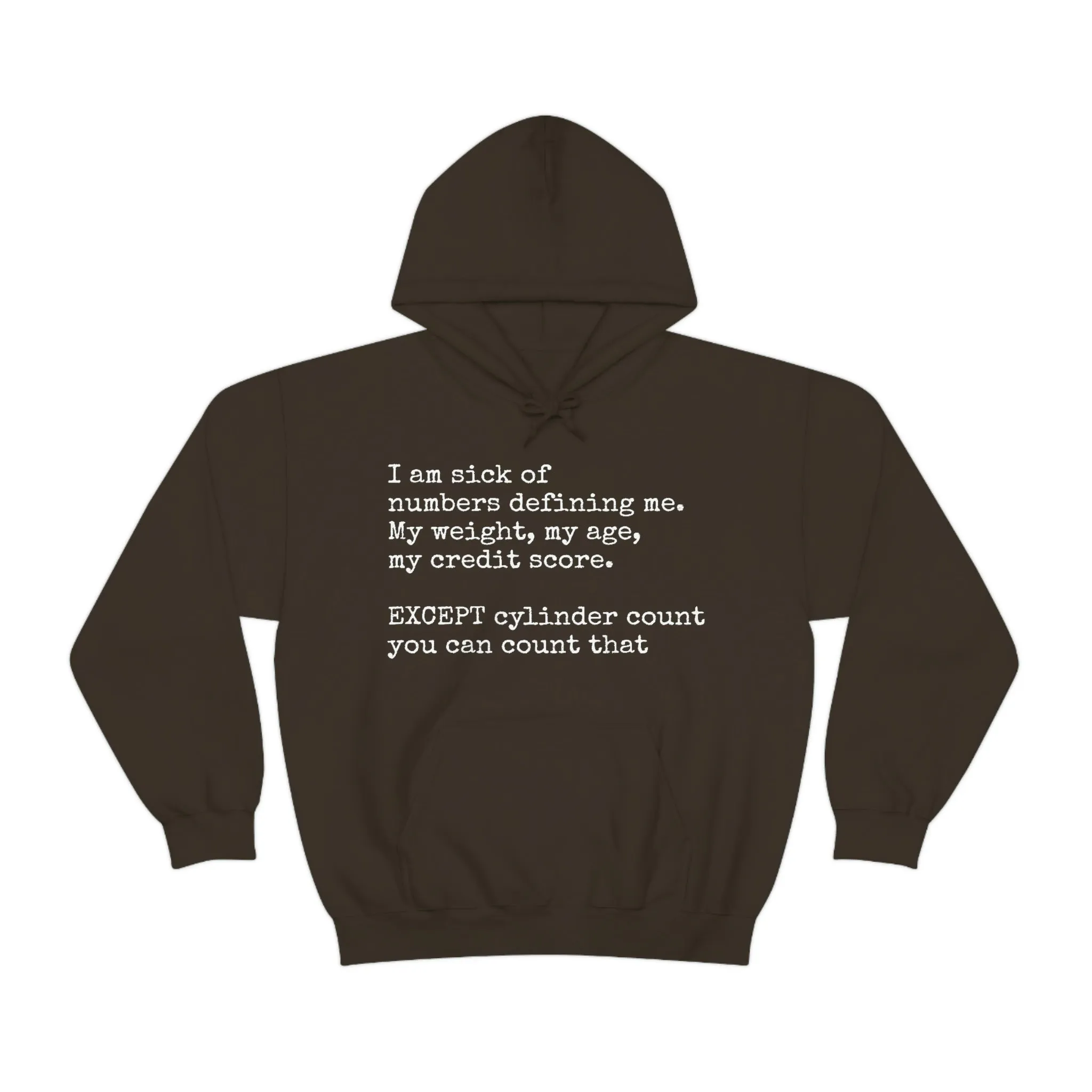 Horsepower Counts -  Unisex Heavy Blend™ Hooded Sweatshirt