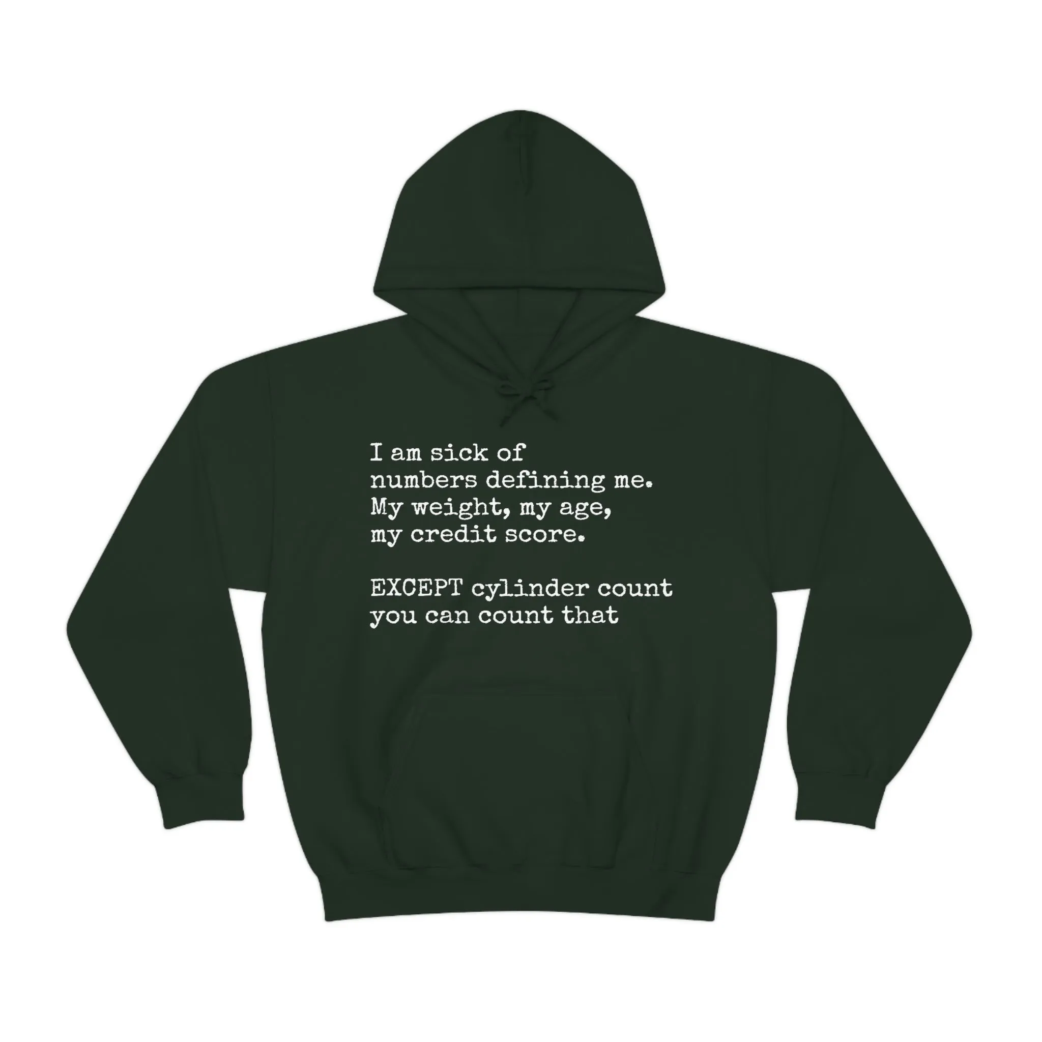 Horsepower Counts -  Unisex Heavy Blend™ Hooded Sweatshirt