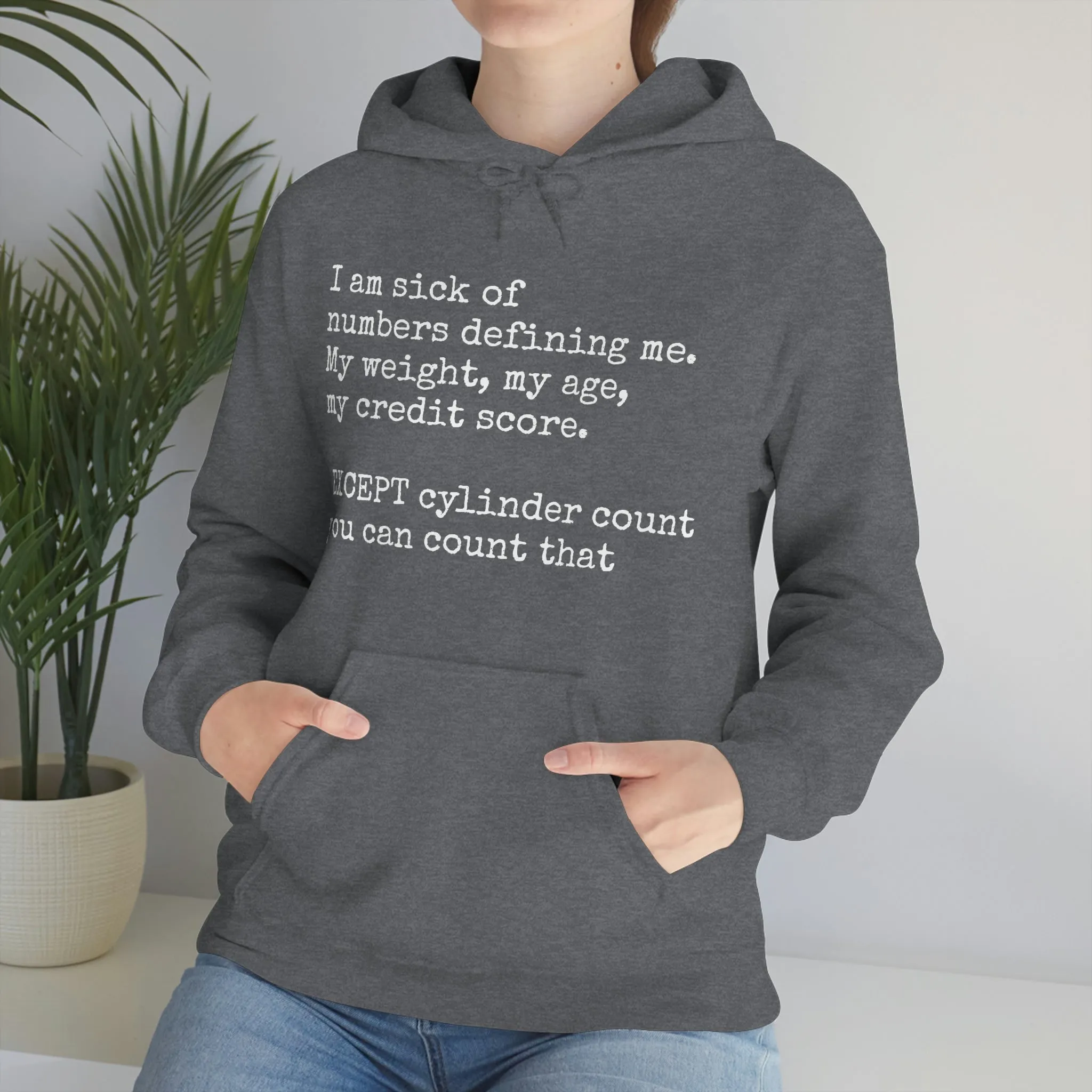 Horsepower Counts -  Unisex Heavy Blend™ Hooded Sweatshirt