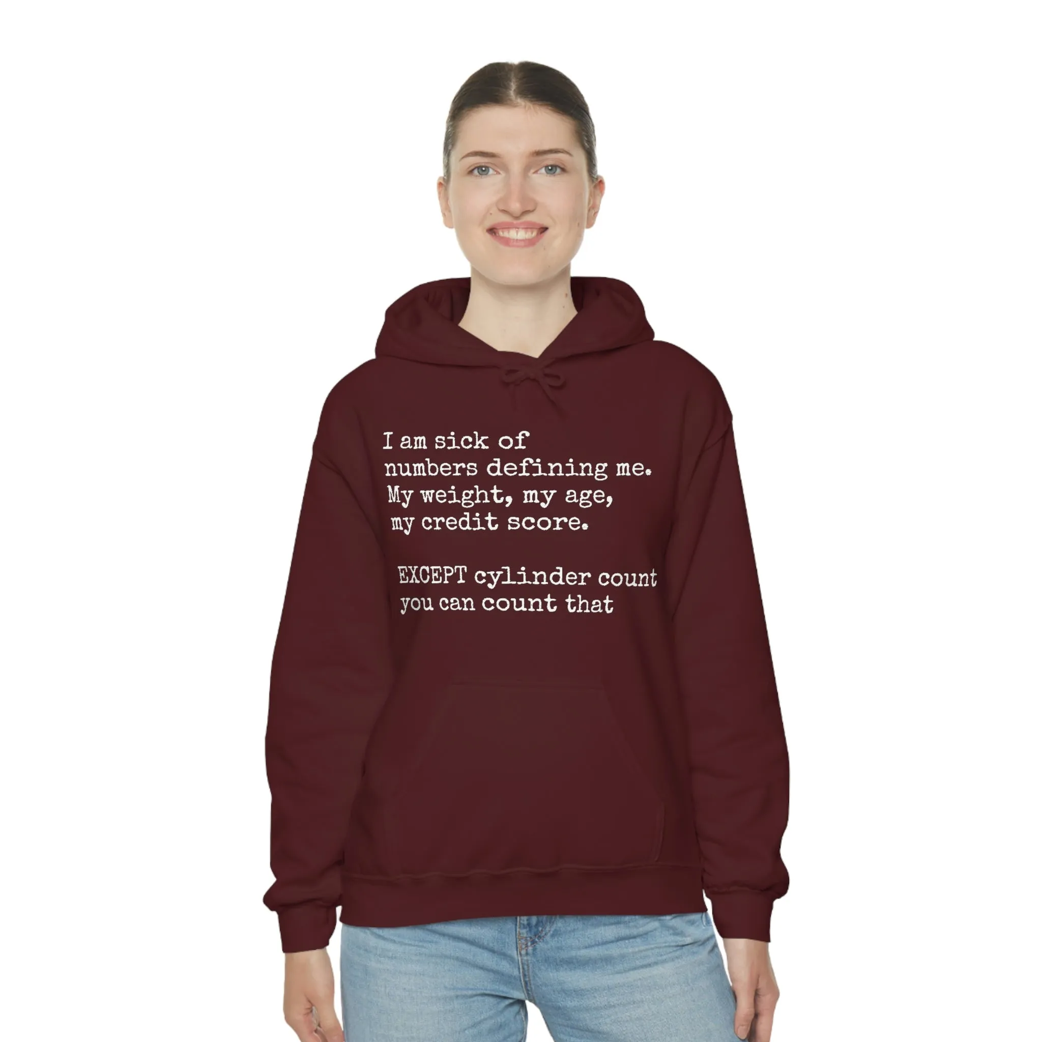 Horsepower Counts -  Unisex Heavy Blend™ Hooded Sweatshirt