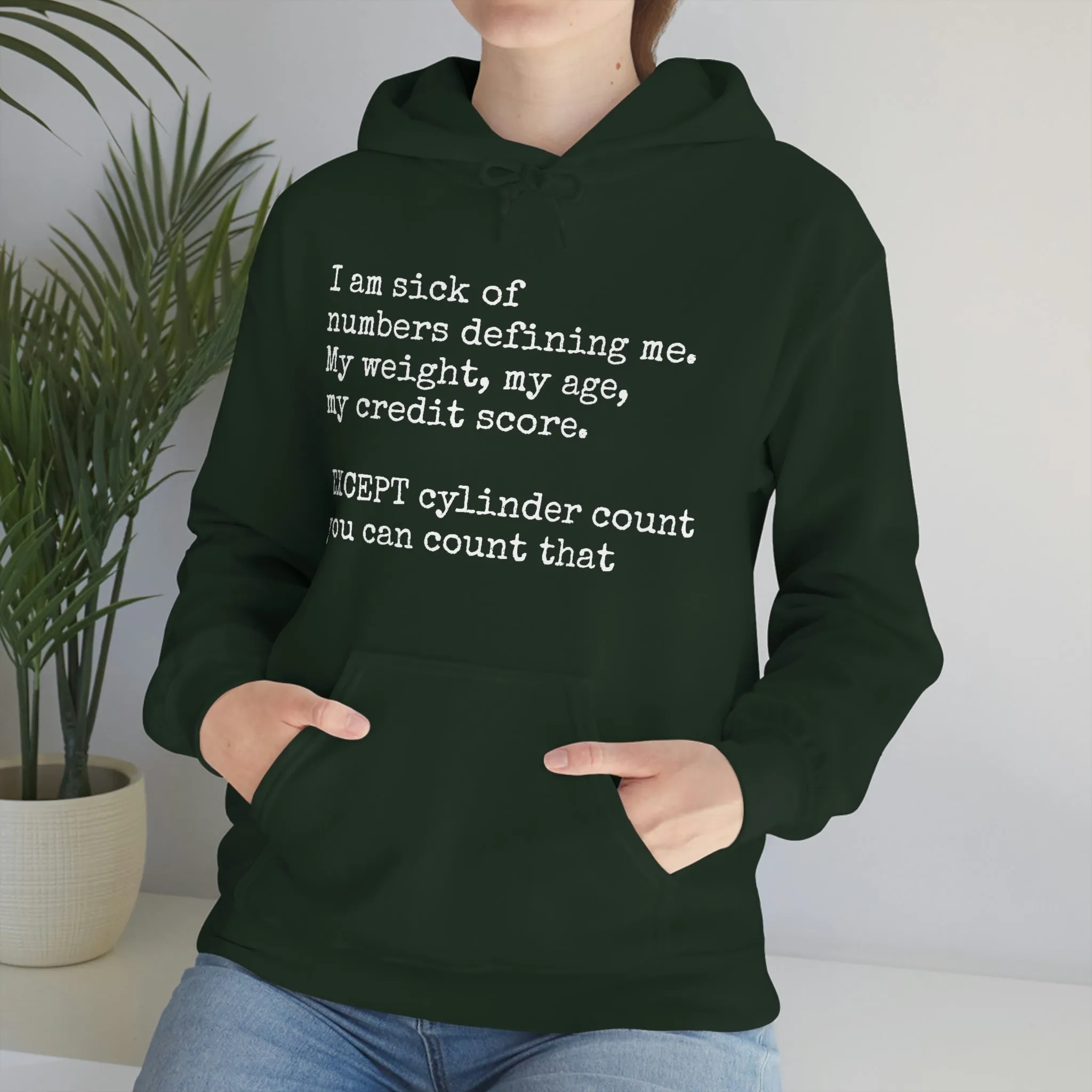 Horsepower Counts -  Unisex Heavy Blend™ Hooded Sweatshirt