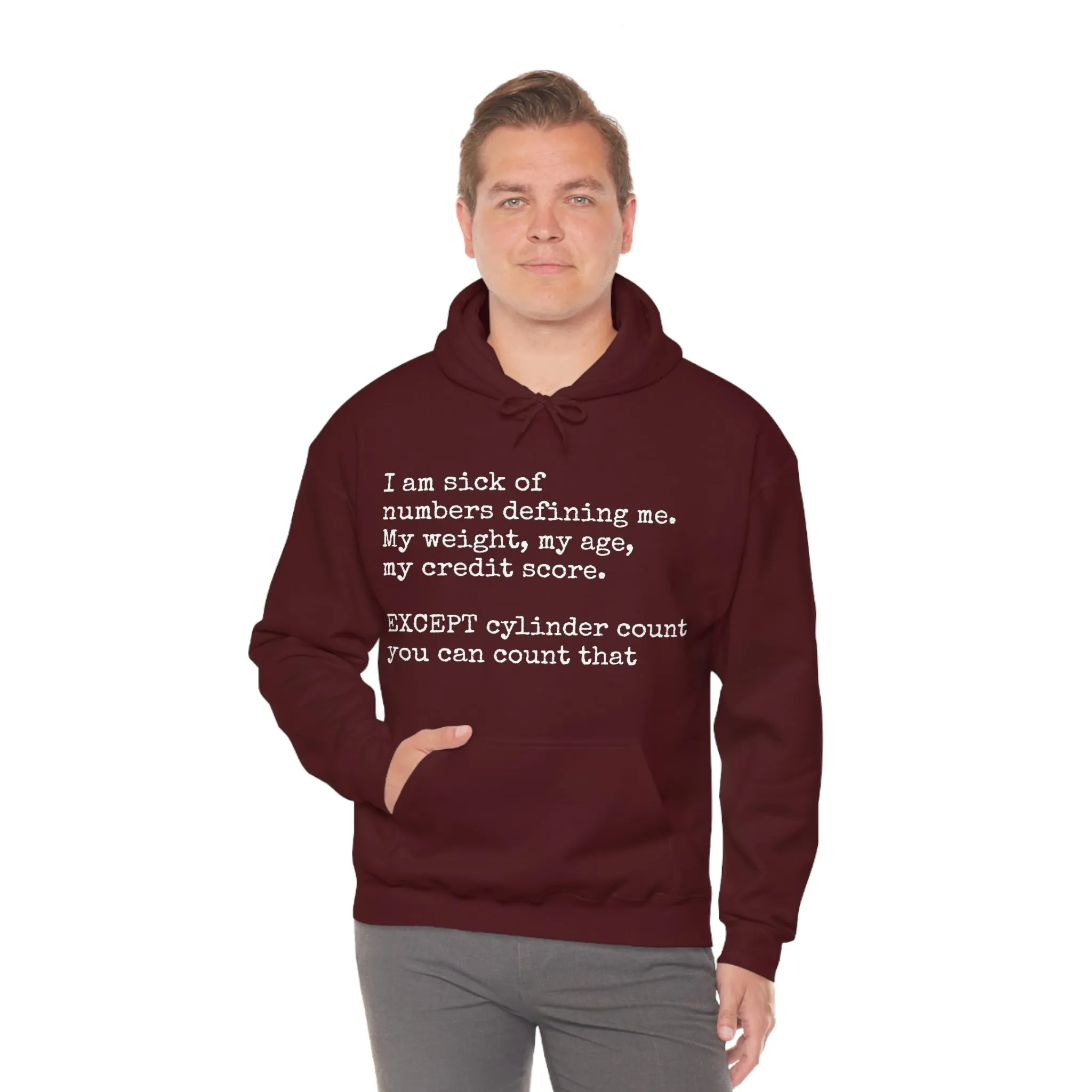 Horsepower Counts -  Unisex Heavy Blend™ Hooded Sweatshirt