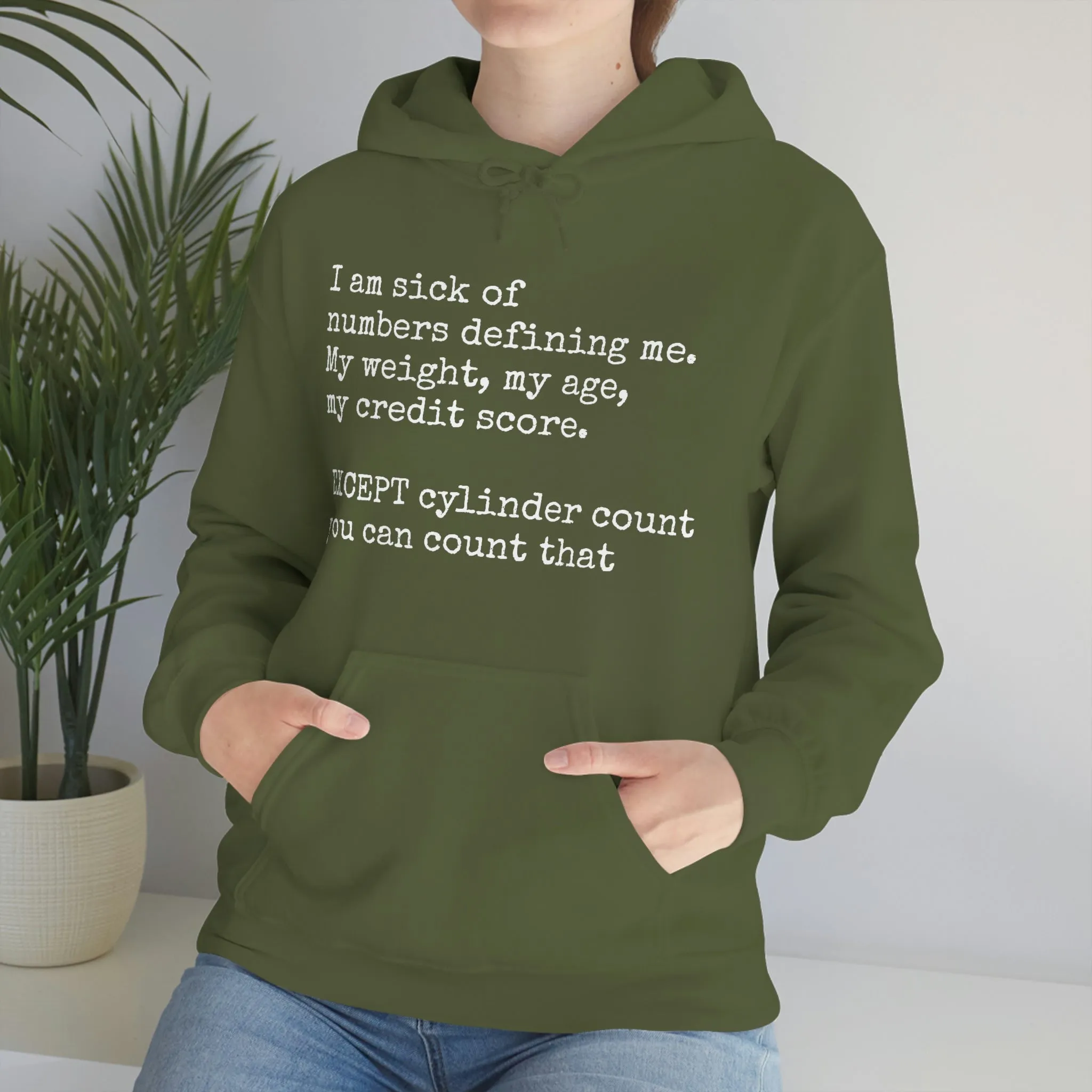 Horsepower Counts -  Unisex Heavy Blend™ Hooded Sweatshirt