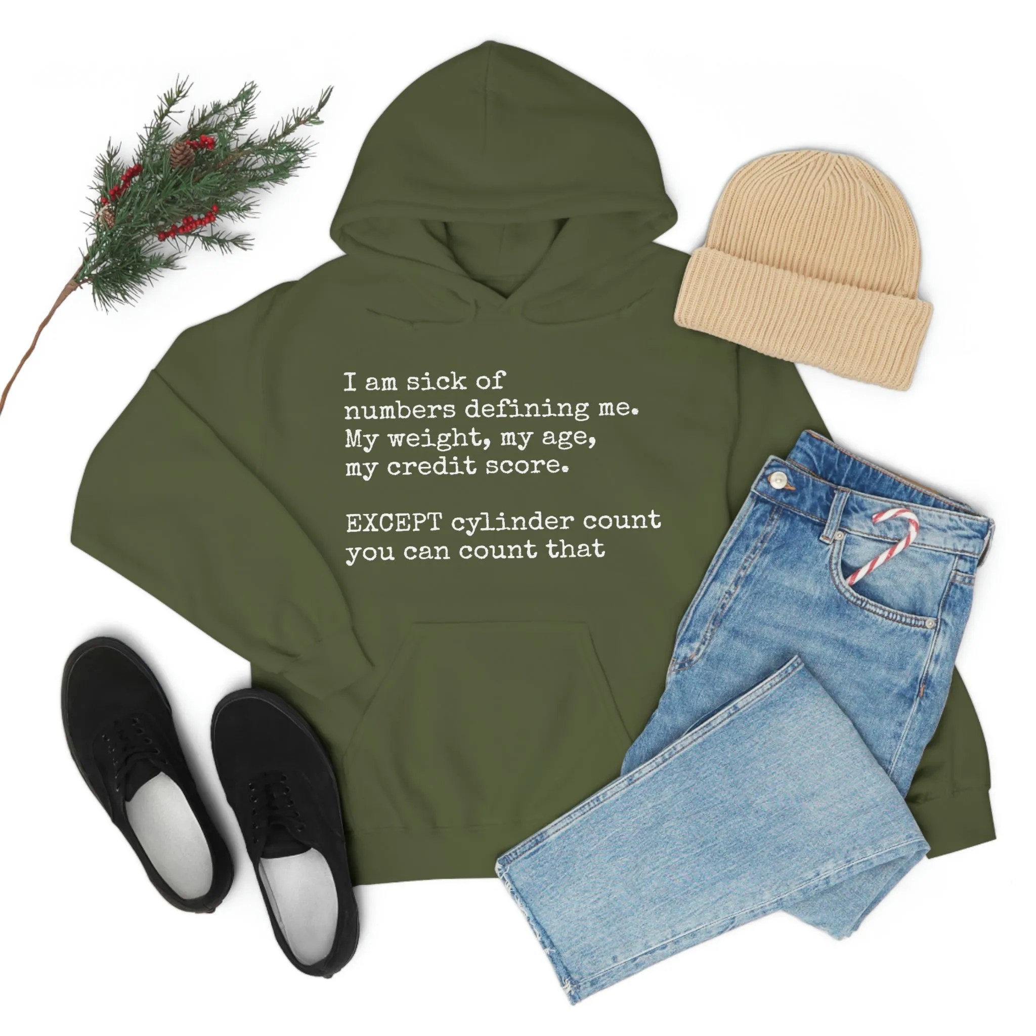 Horsepower Counts -  Unisex Heavy Blend™ Hooded Sweatshirt
