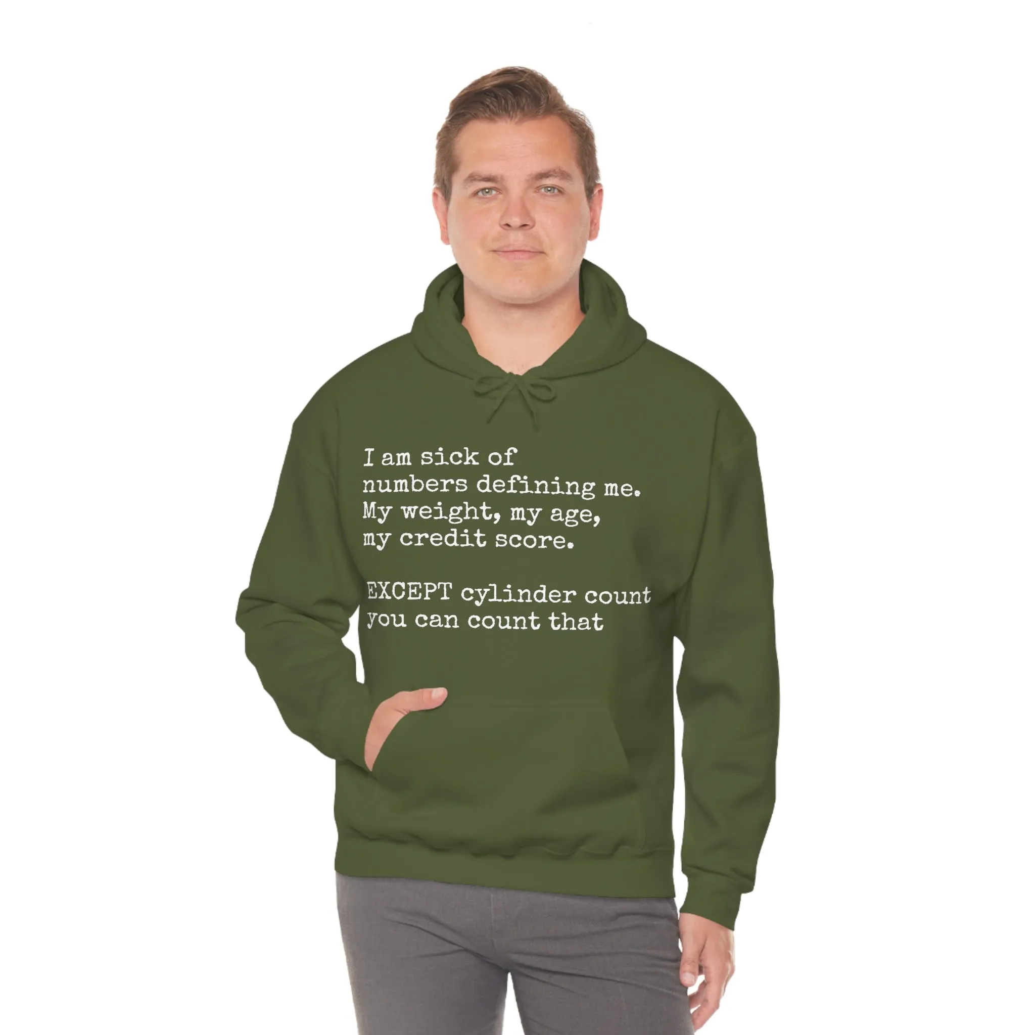 Horsepower Counts -  Unisex Heavy Blend™ Hooded Sweatshirt