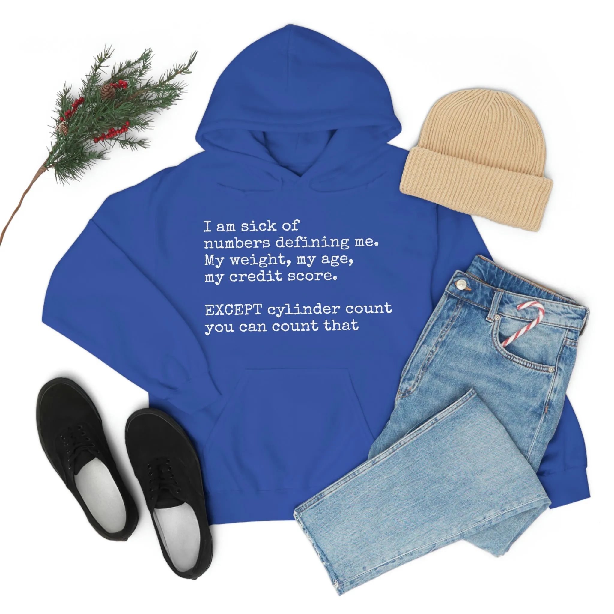 Horsepower Counts -  Unisex Heavy Blend™ Hooded Sweatshirt